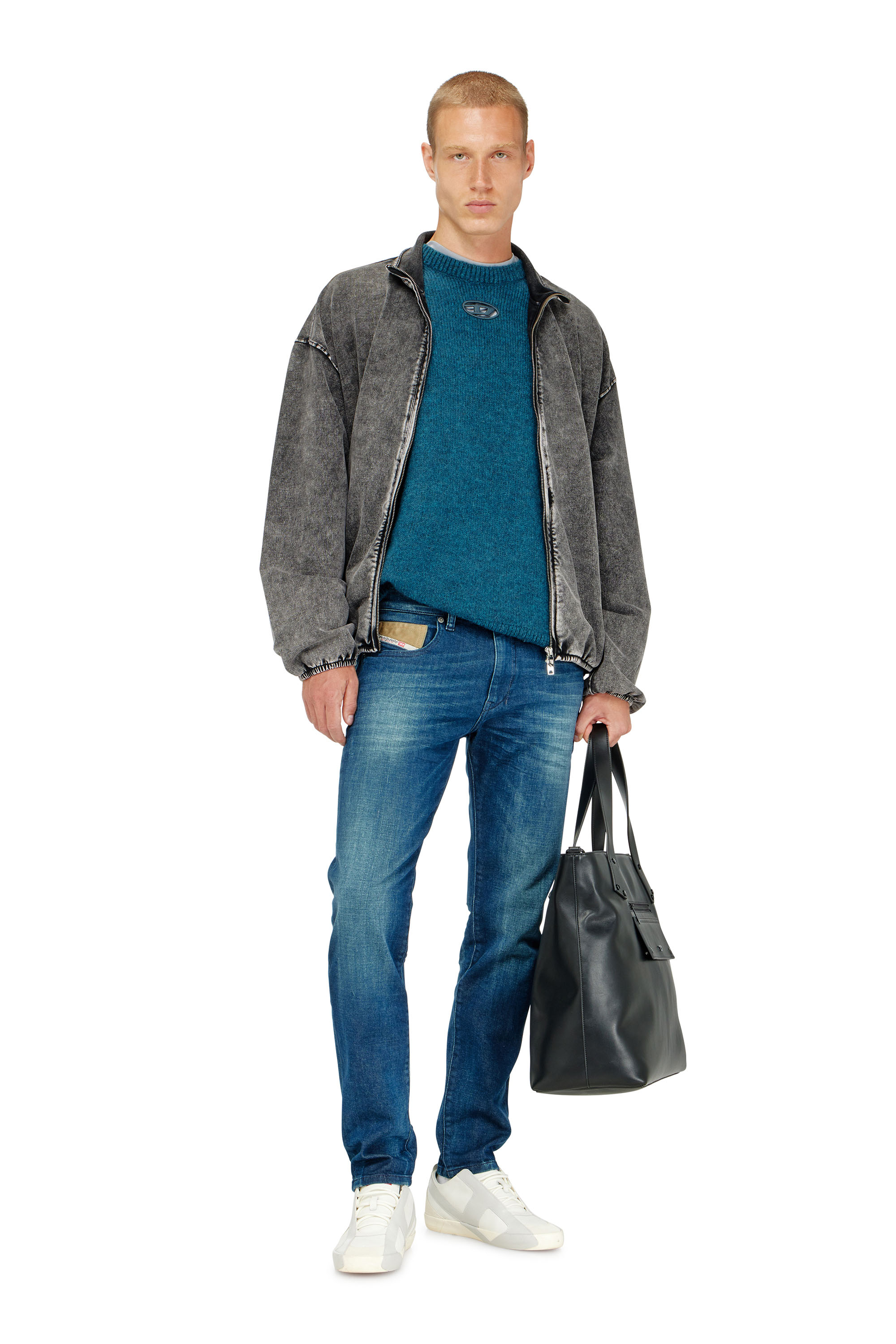 Diesel - Slim Jeans 2019 D-Strukt 0PBBZ Hombre, Azul medio - 1