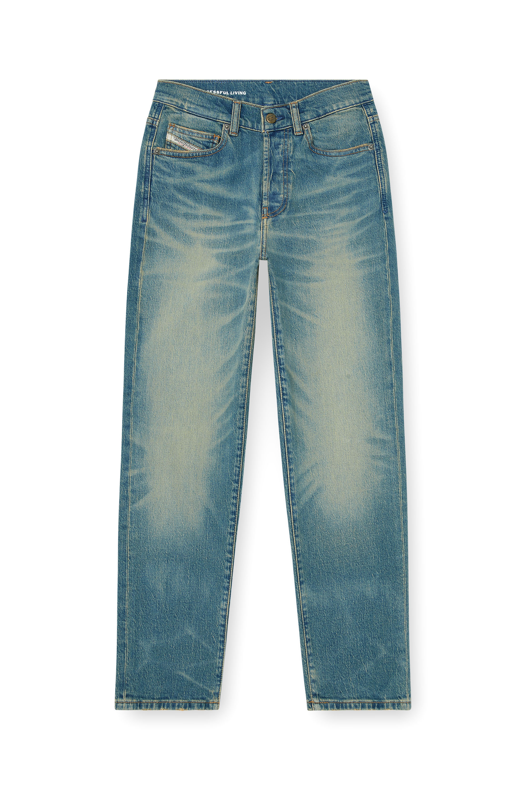 Diesel - Regular Jeans 1981 D-Went 0KBBP Mujer, Azul medio - 6