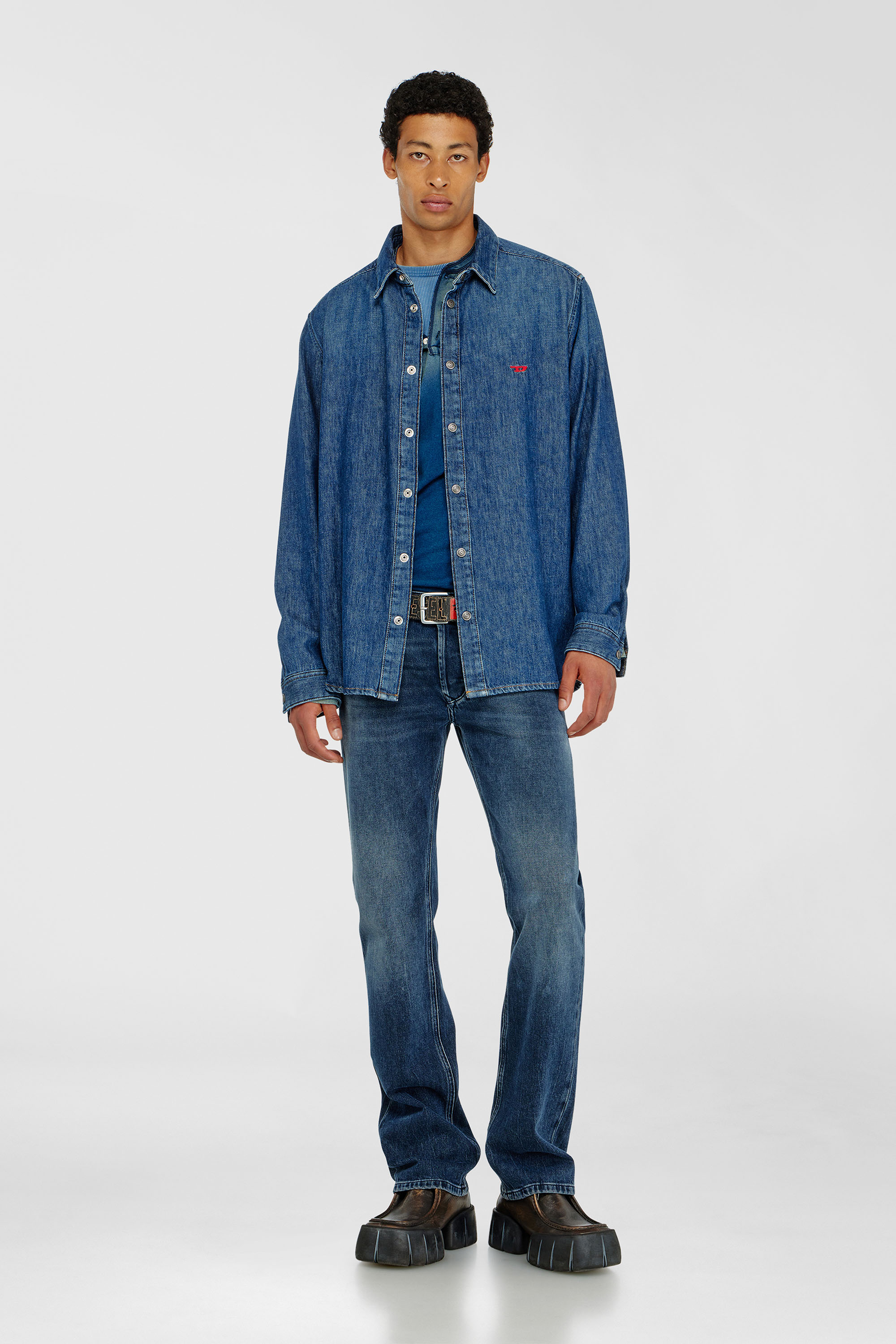 Diesel - Regular Jeans 1985 Larkee 0KBBM Hombre, Azul Oscuro - 1