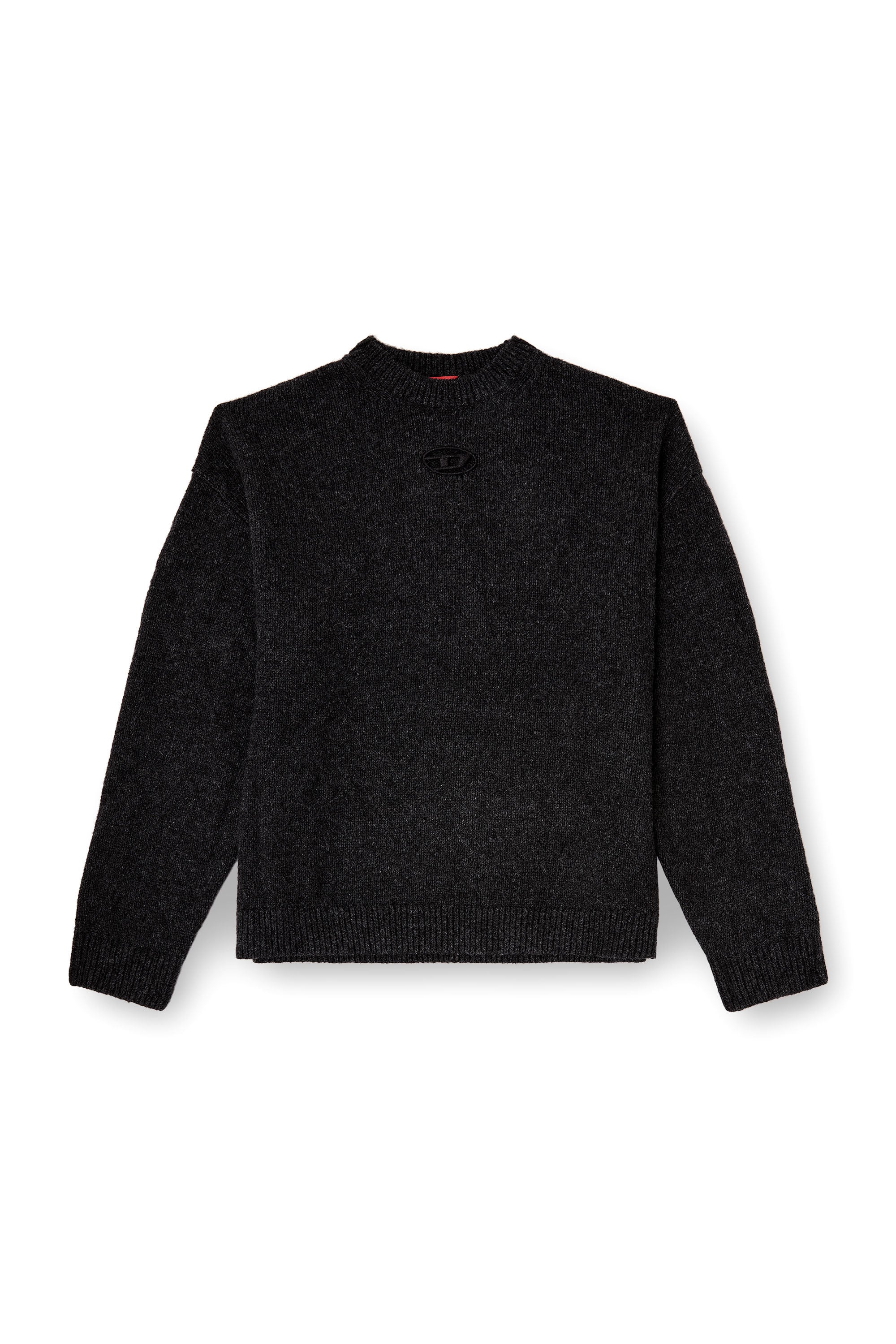 Diesel - K-AREESO, Jersey de mezcla de lana y alpaca Hombre in Negro - 3