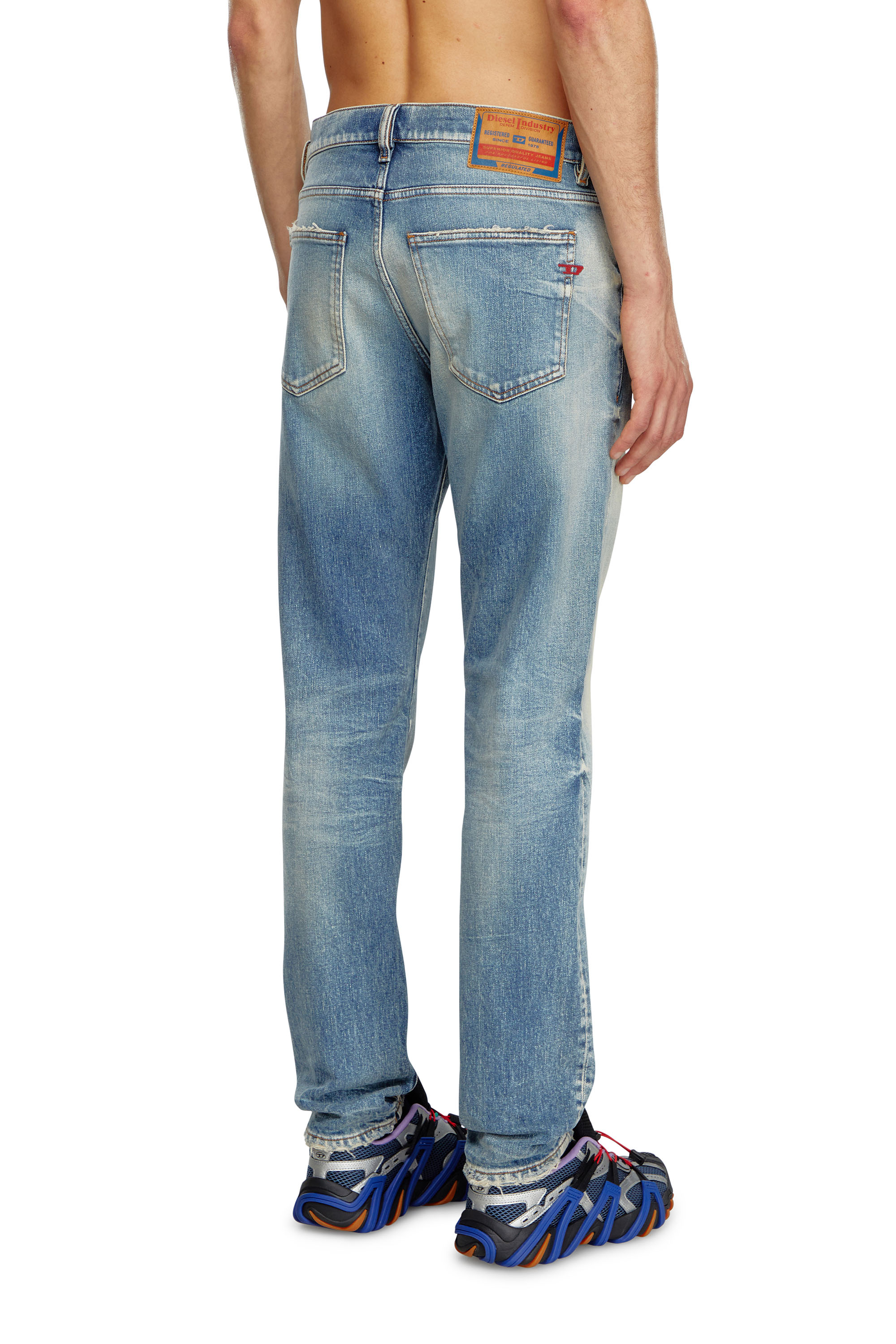 Diesel - Slim Jeans 2019 D-Strukt 007V8, Azul medio - Image 4