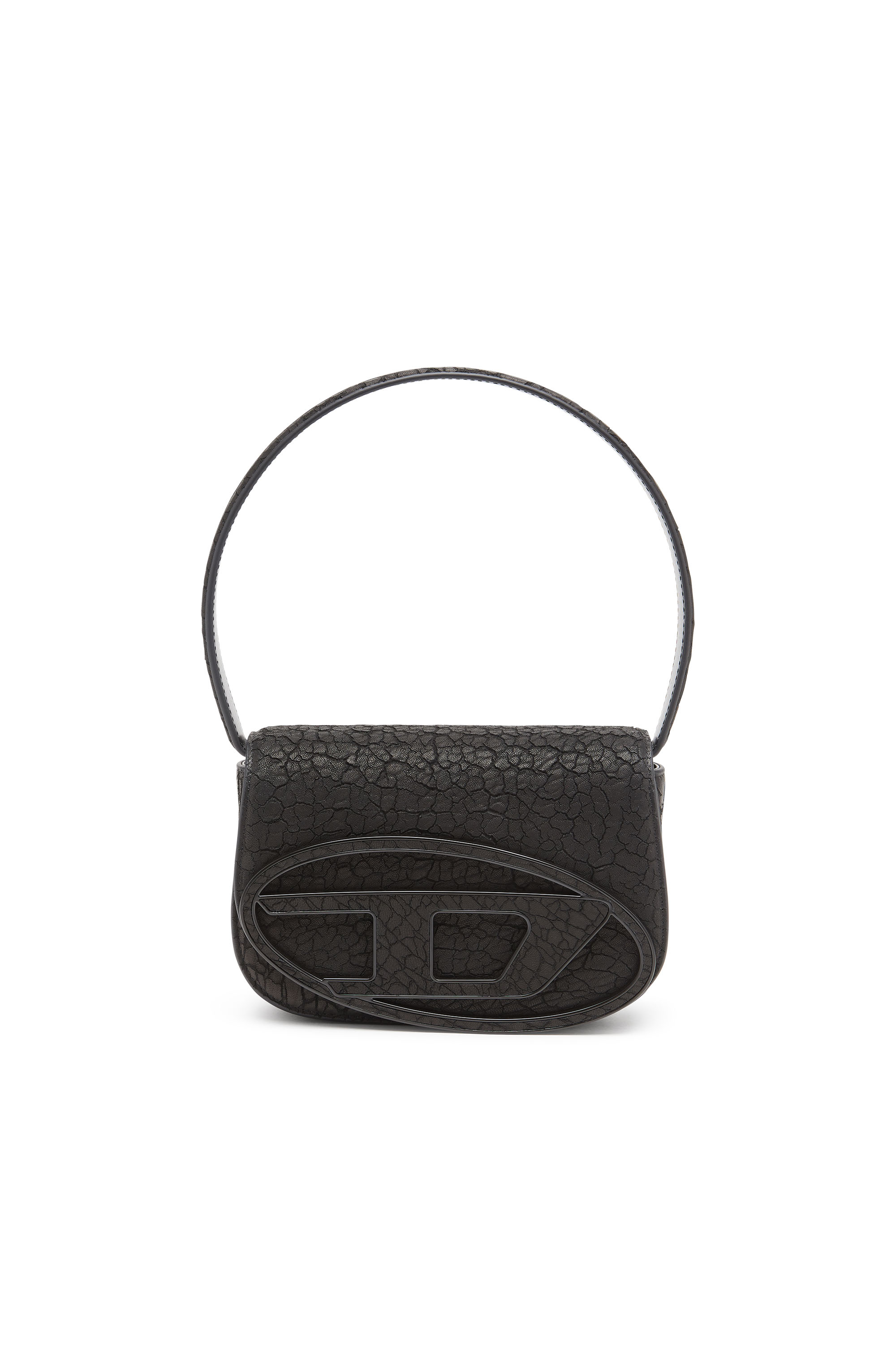 Diesel - 1DR, 1DR-Bolso de hombro icónico de cuero árido Mujer in Negro - 7