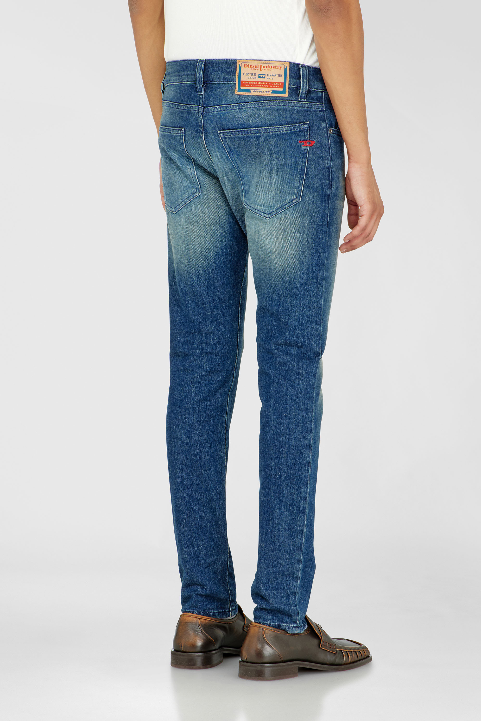 Diesel - Slim Jeans 2019 D-Strukt 0KBBR Hombre, Azul Oscuro - 5