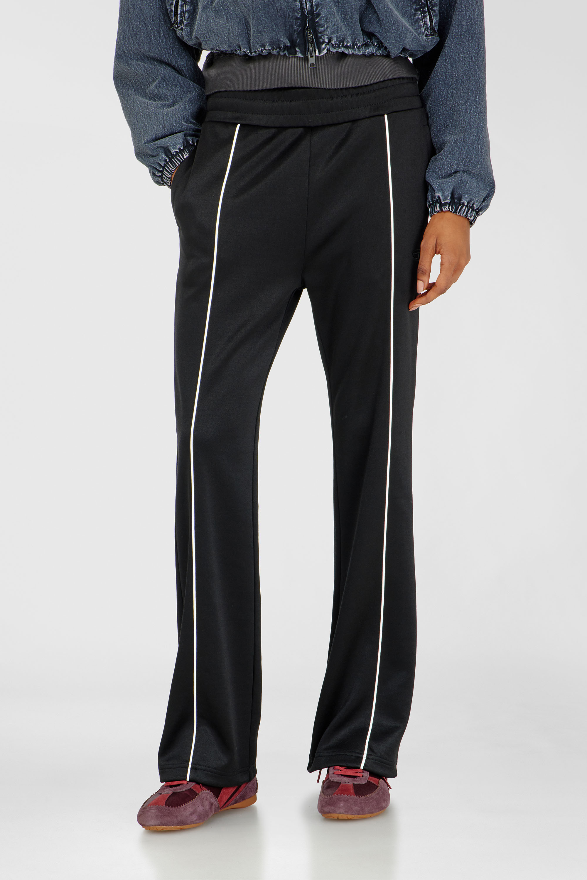Diesel - P-LOCKINGIN-OD, Pantalones deportivos con ribete de contraste Mujer in Multicolor - 1