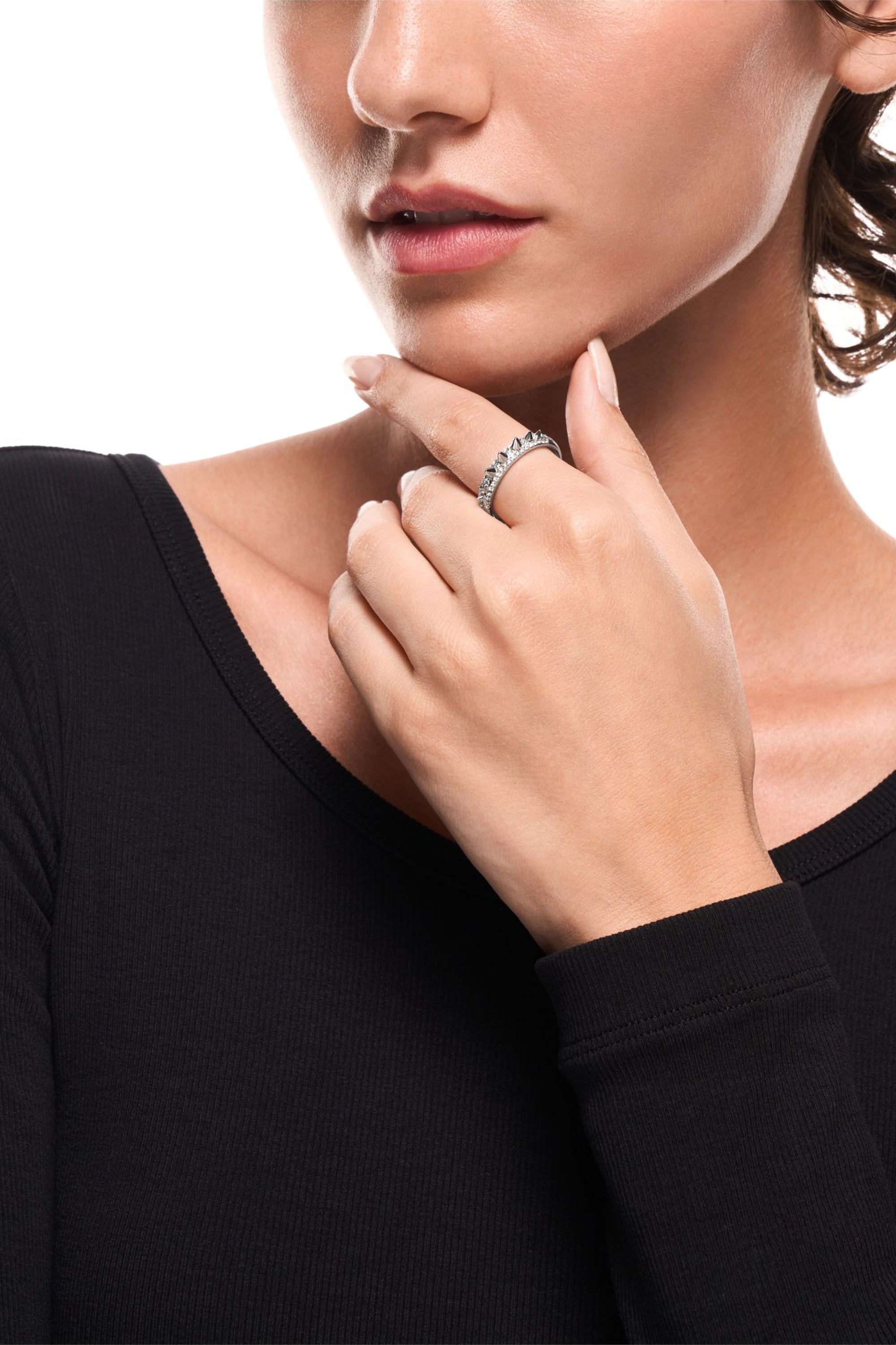 Diesel - DX1729040, Anillo tipo banda de acero inoxidable Unisex in Plateado - 4