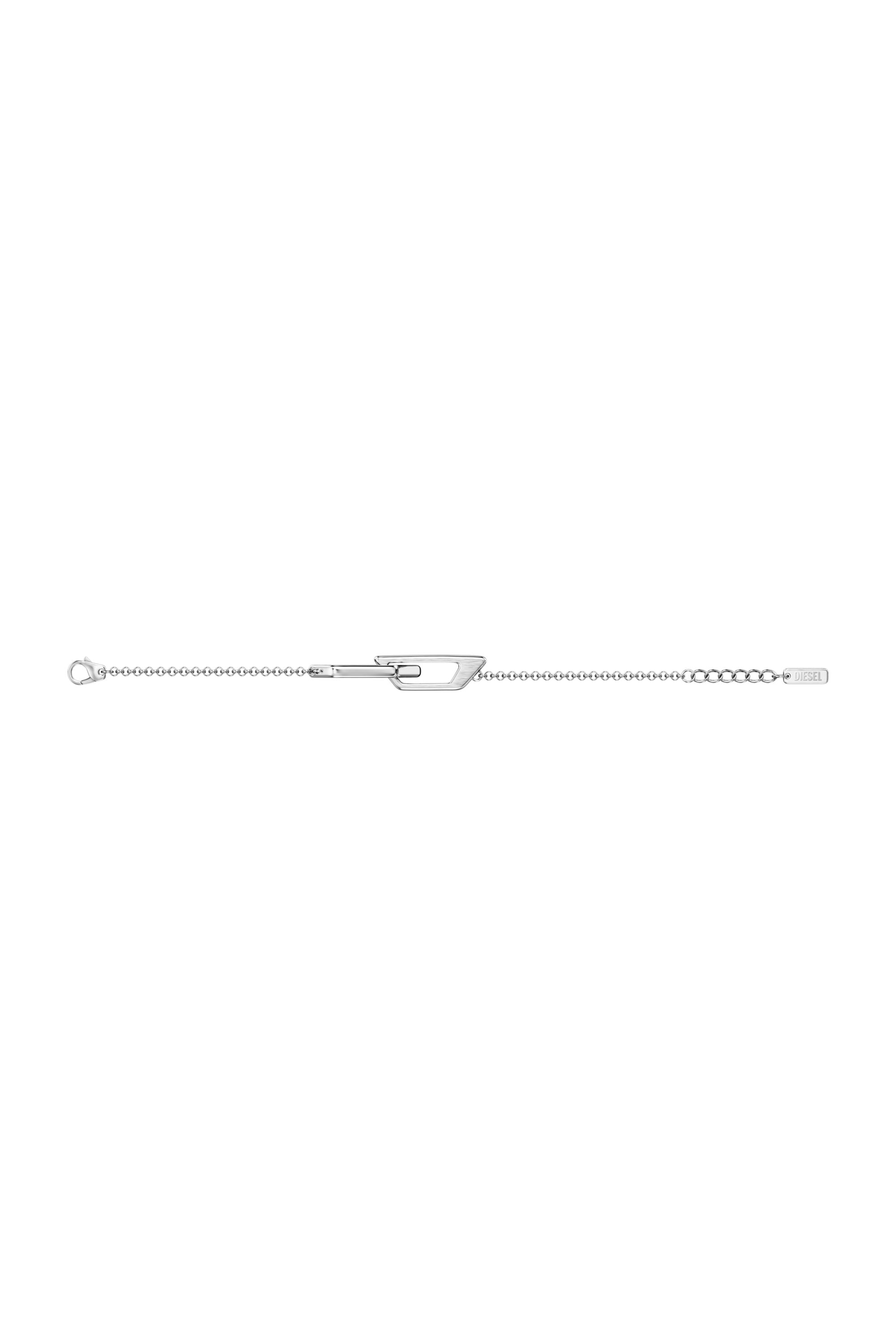 Diesel - DX1726040, Unisex's Stainless Steel Chain Bracelet in Silver - 3