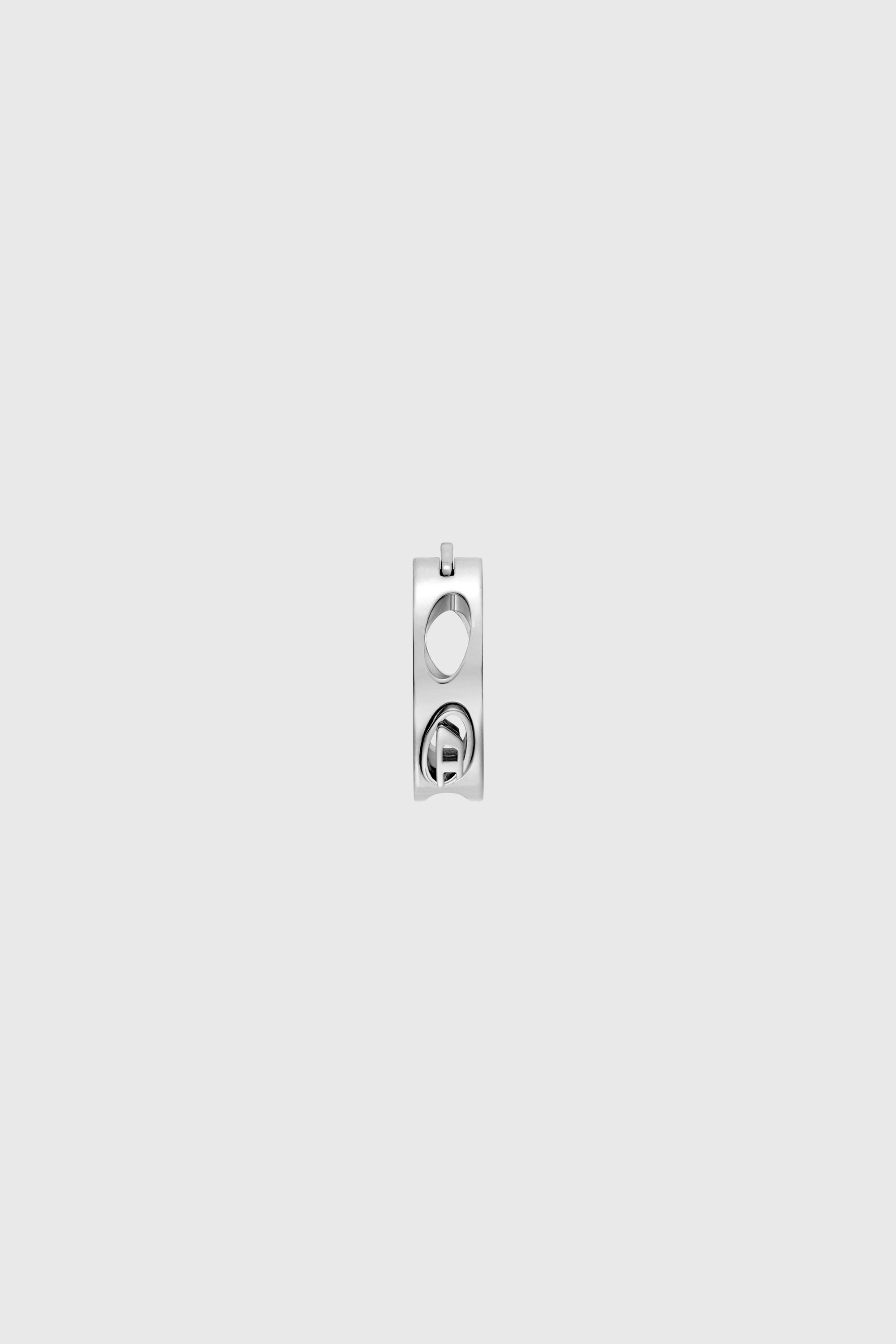 Diesel - DX166440 JEWELLERY, Pendiente de aro de acero inoxidable Unisex in Plateado - 1