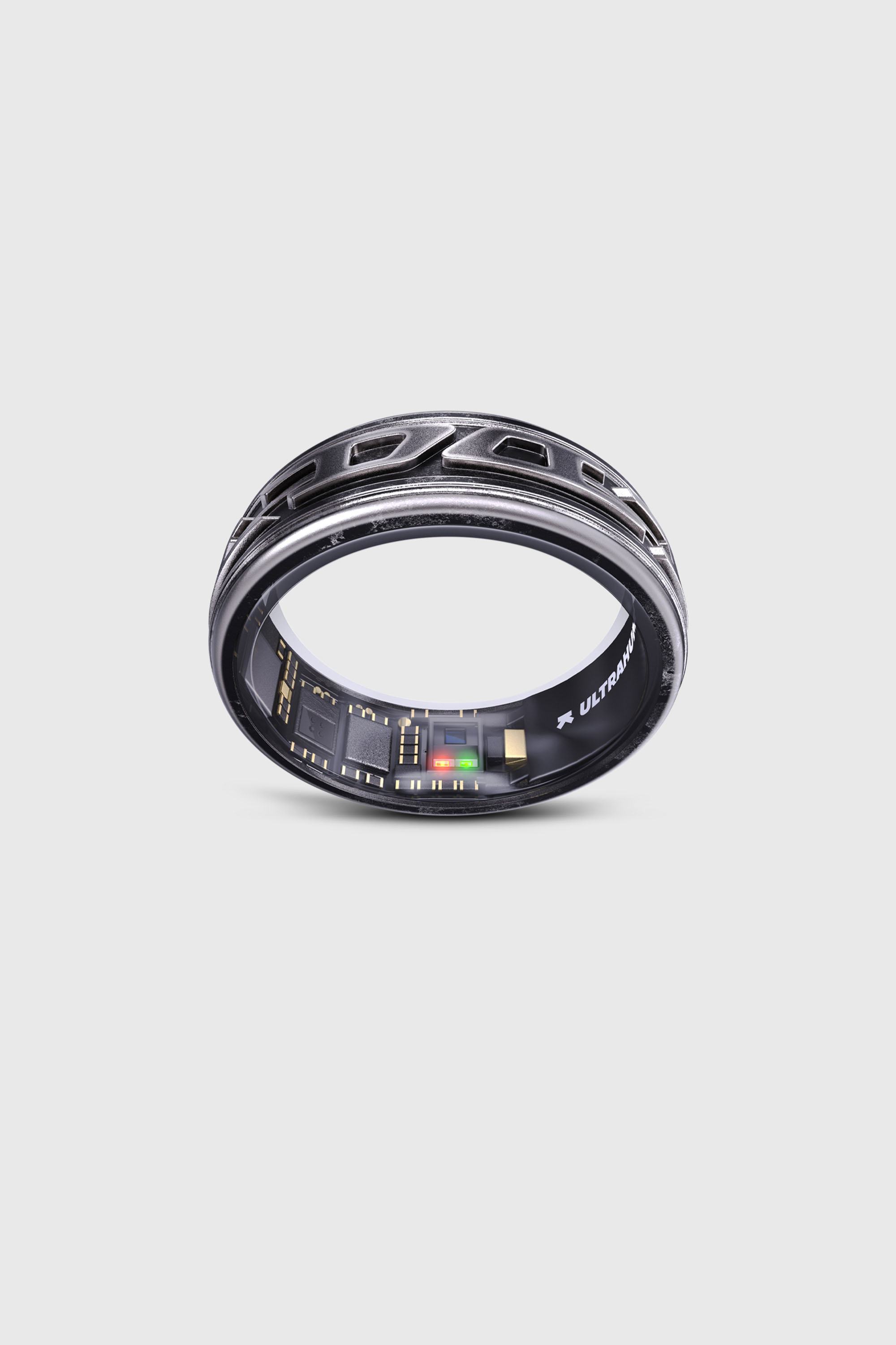 Diesel - SMART RING PHANTOM BLACK- UHRA-DD SMART RING, Anillo inteligente en negro desgastado Unisex in Negro - 1