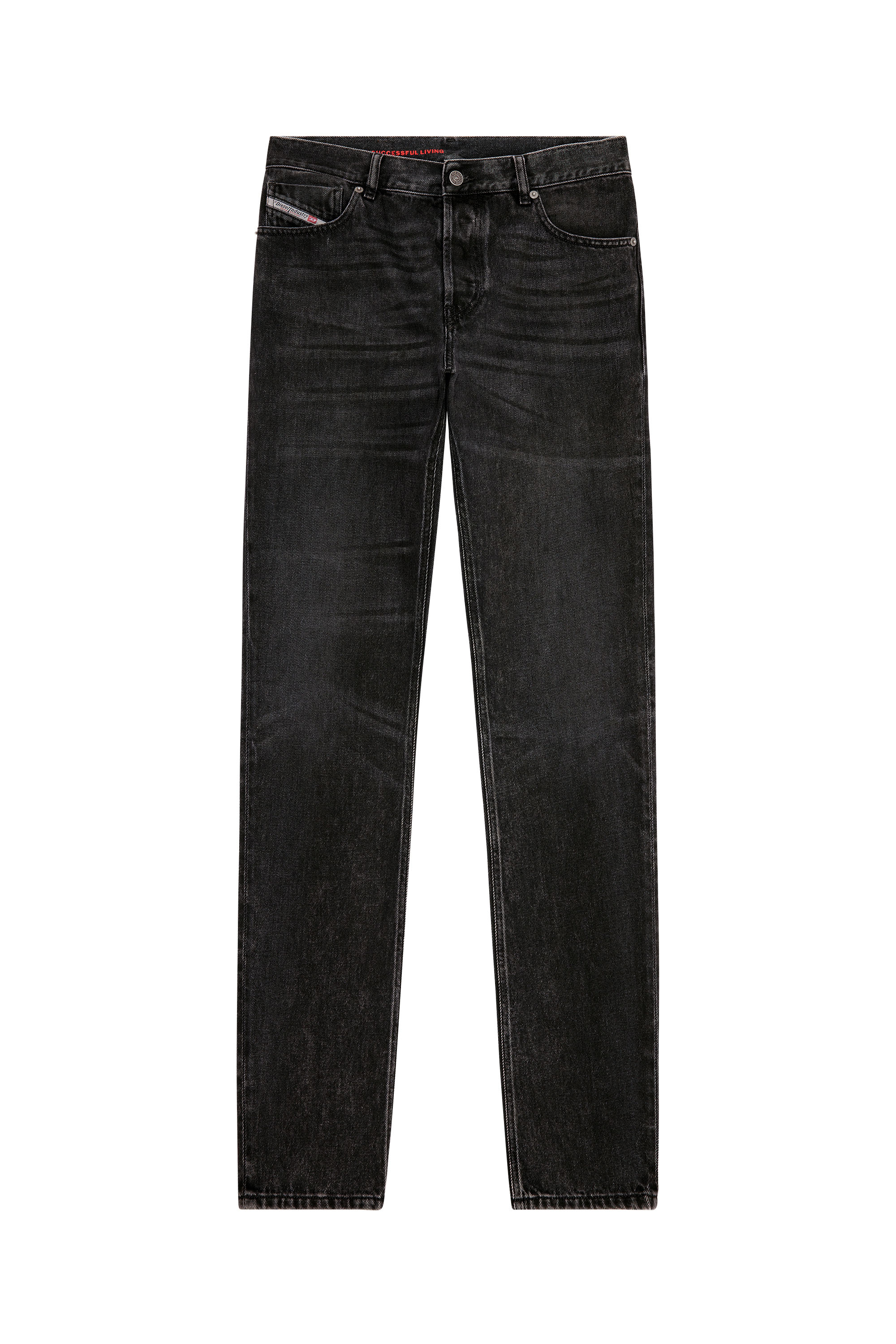 Diesel - Straight Jeans 1995 D-Sark 09B88, Negro/Gris oscuro - Image 5