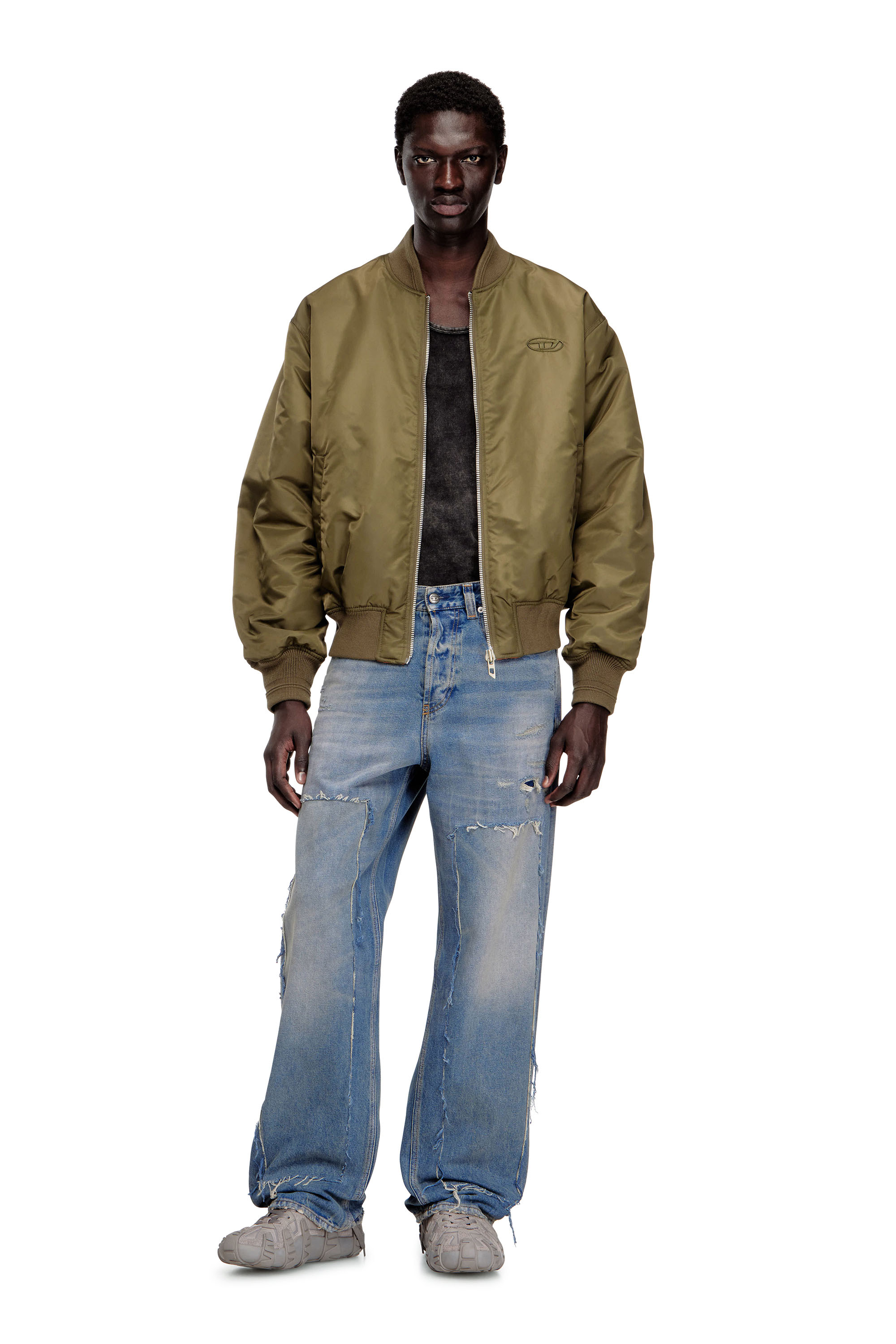 Diesel - Relaxed Jeans 2001 D-Macro 09N27 Hombre, Azul medio - 2