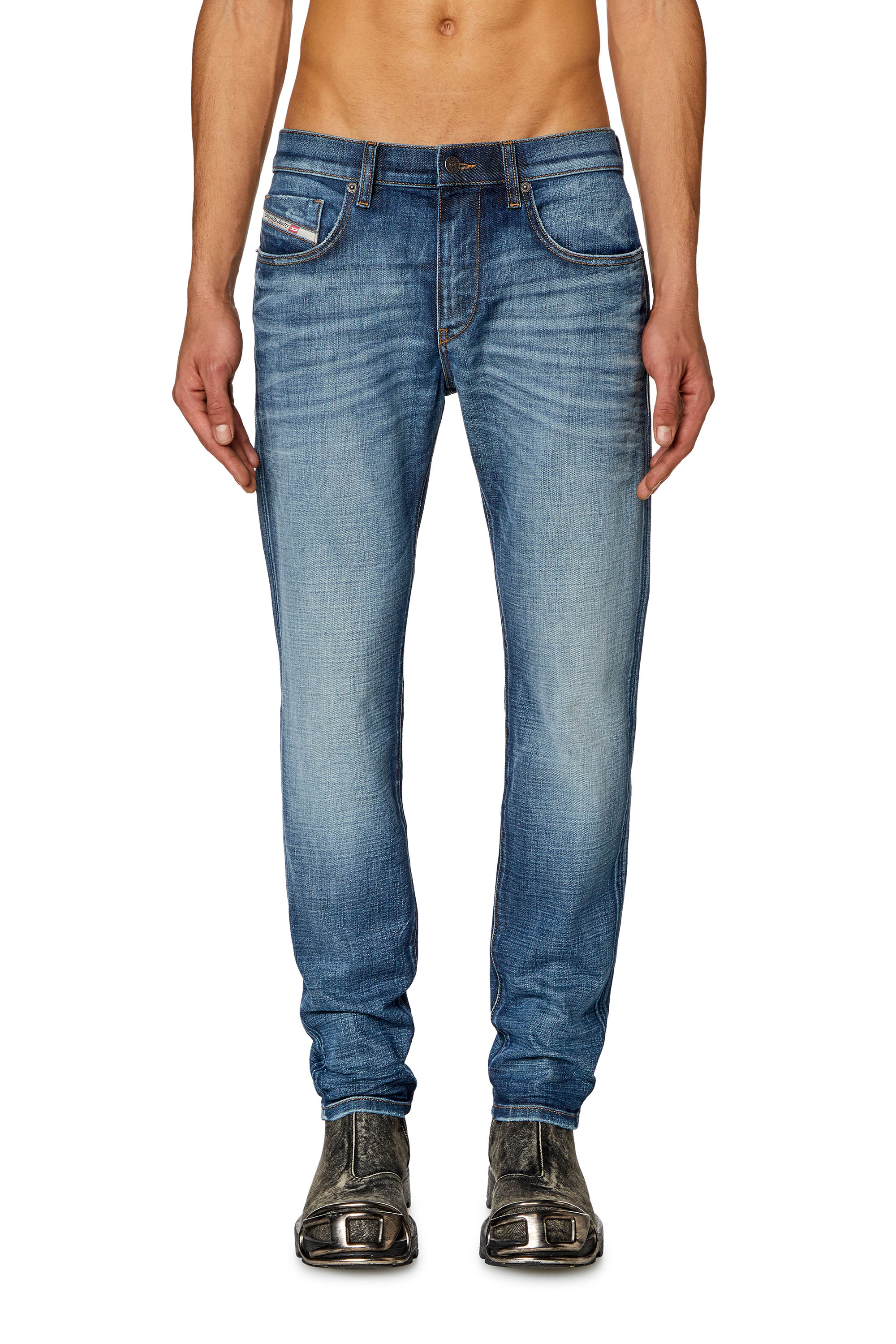 Diesel - Slim Jeans 2019 D-Strukt 0DQAE, Azul medio - Image 1