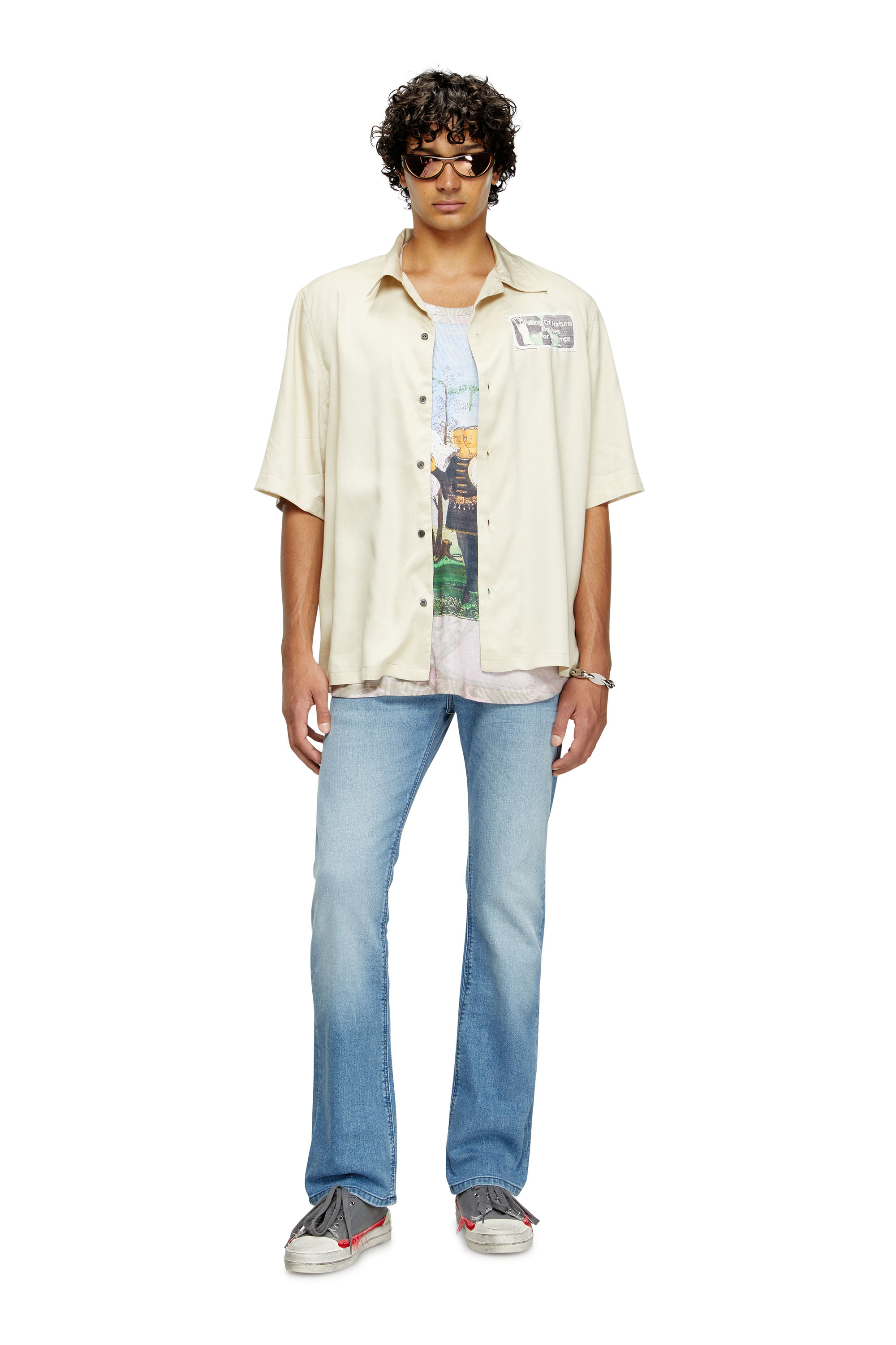 Diesel - S-BRACK-B-EPBR, Camisa de TENCEL™ con diseño de piedras Hombre in ToBeDefined - 2