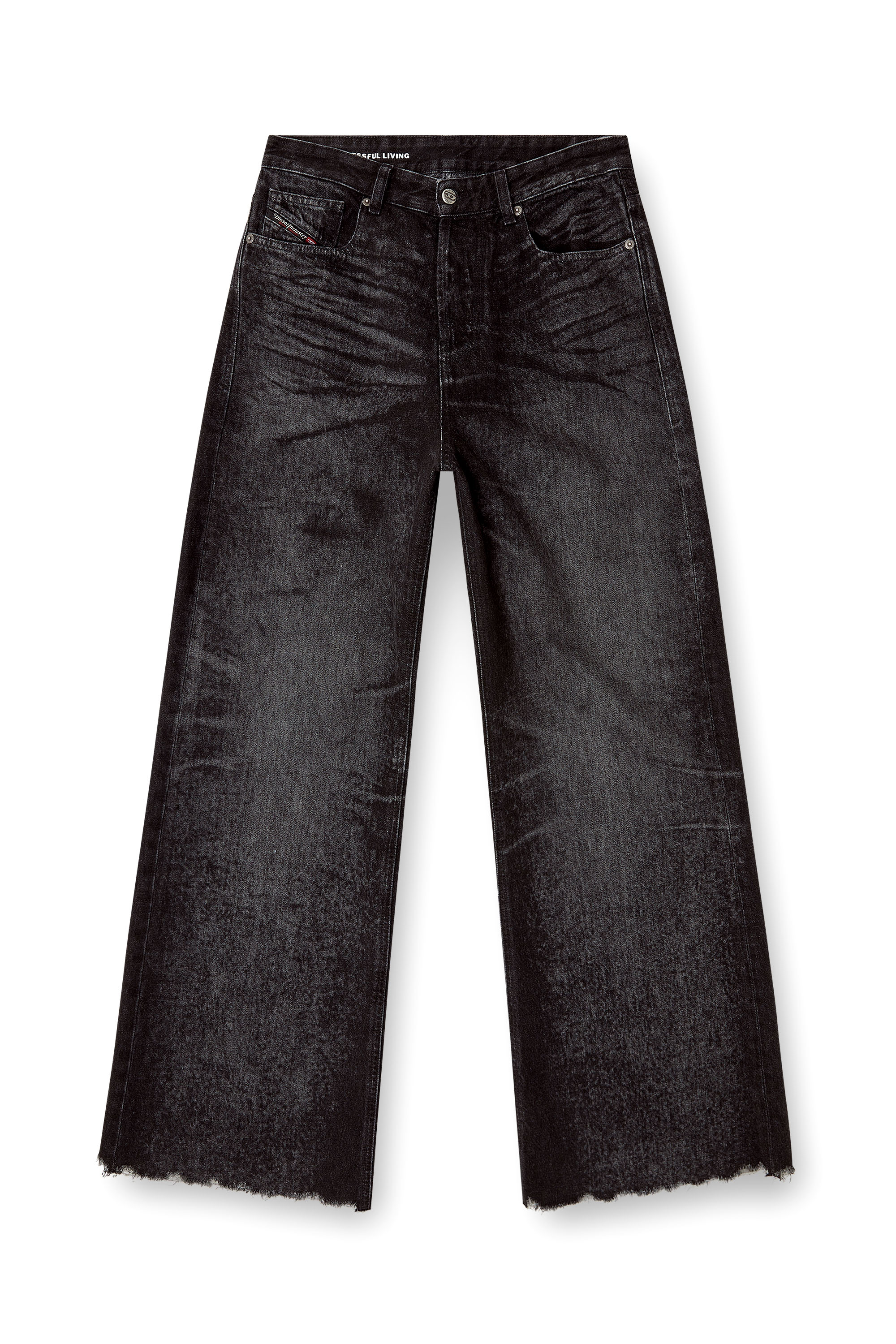 Relaxed Jeans 1996 D-Sire 007DB, Negro/Gris oscuro Diesel - Relaxed Jeans 1996 D-Sire 007DB Mujer, Negro/Gris oscuro - 2