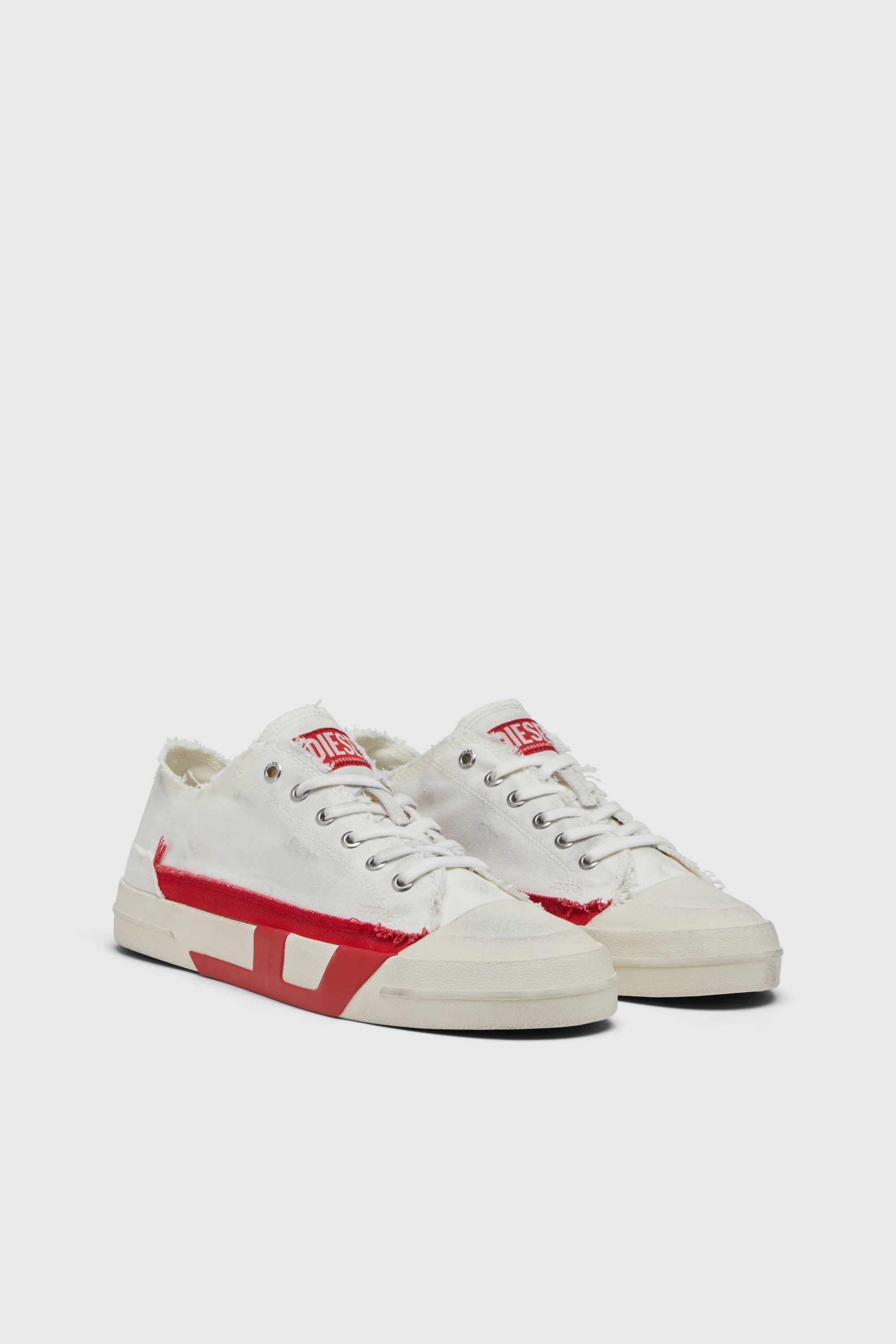 Diesel - S-D-VERSE LOW II, S-D-Verse-Zapatillas de lona con efecto desgastado Hombre in Multicolor - 2