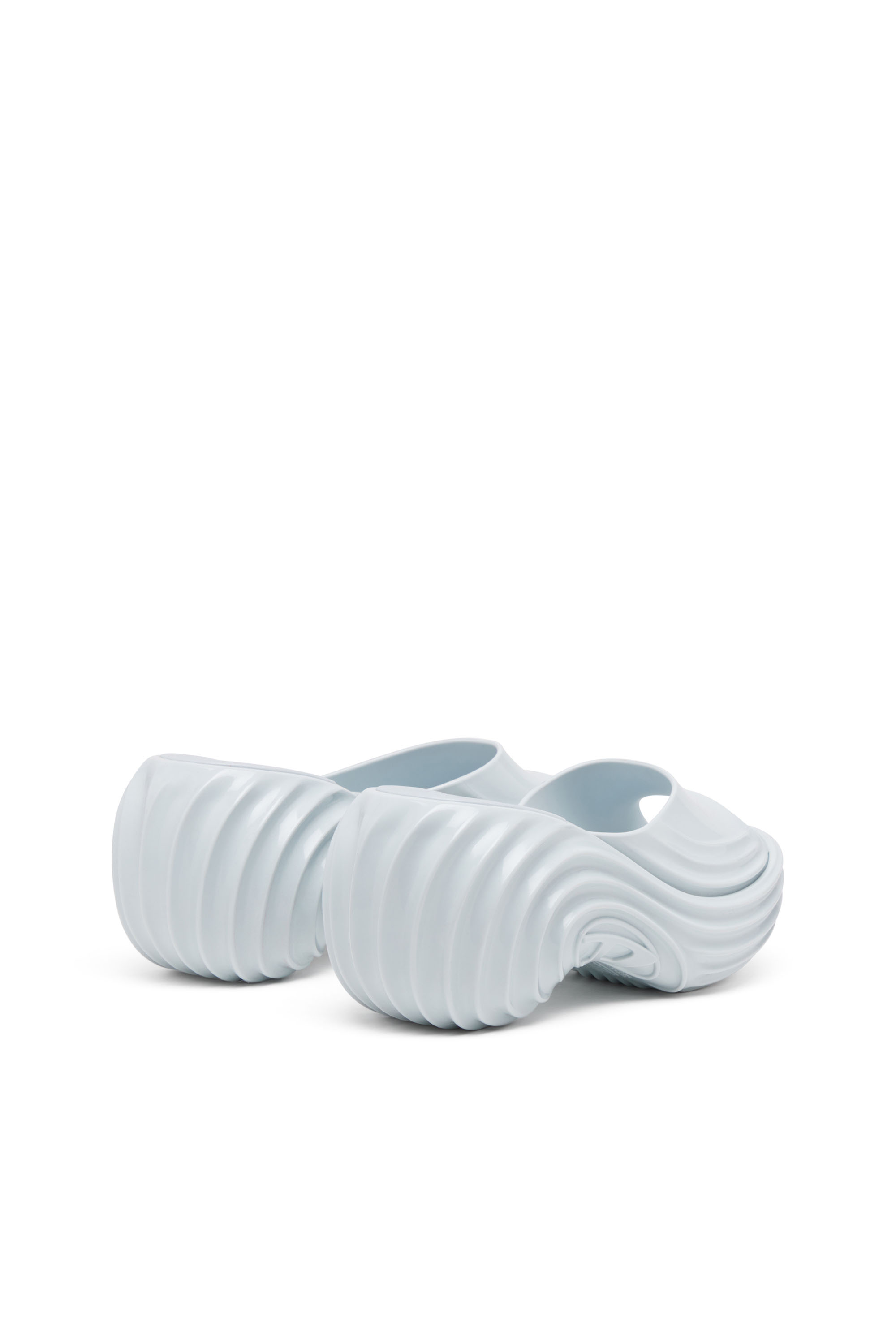 Diesel - MELISSA QUANTUM PLATFORM, Woman's Platform mule in Melflex® in Light Blue - 4