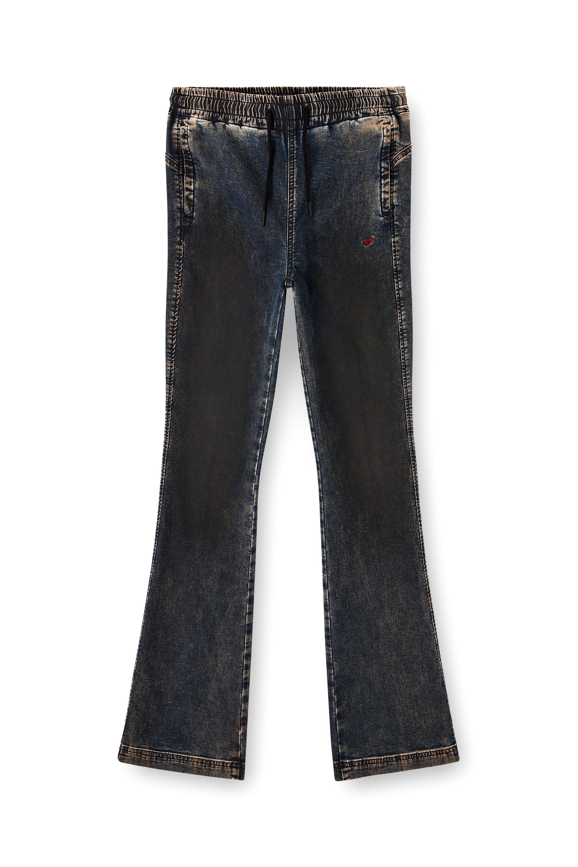 Diesel - Bootcut 2069 D-Ebbey Joggjeans&reg; 09N64 Mujer, Azul Oscuro - 2