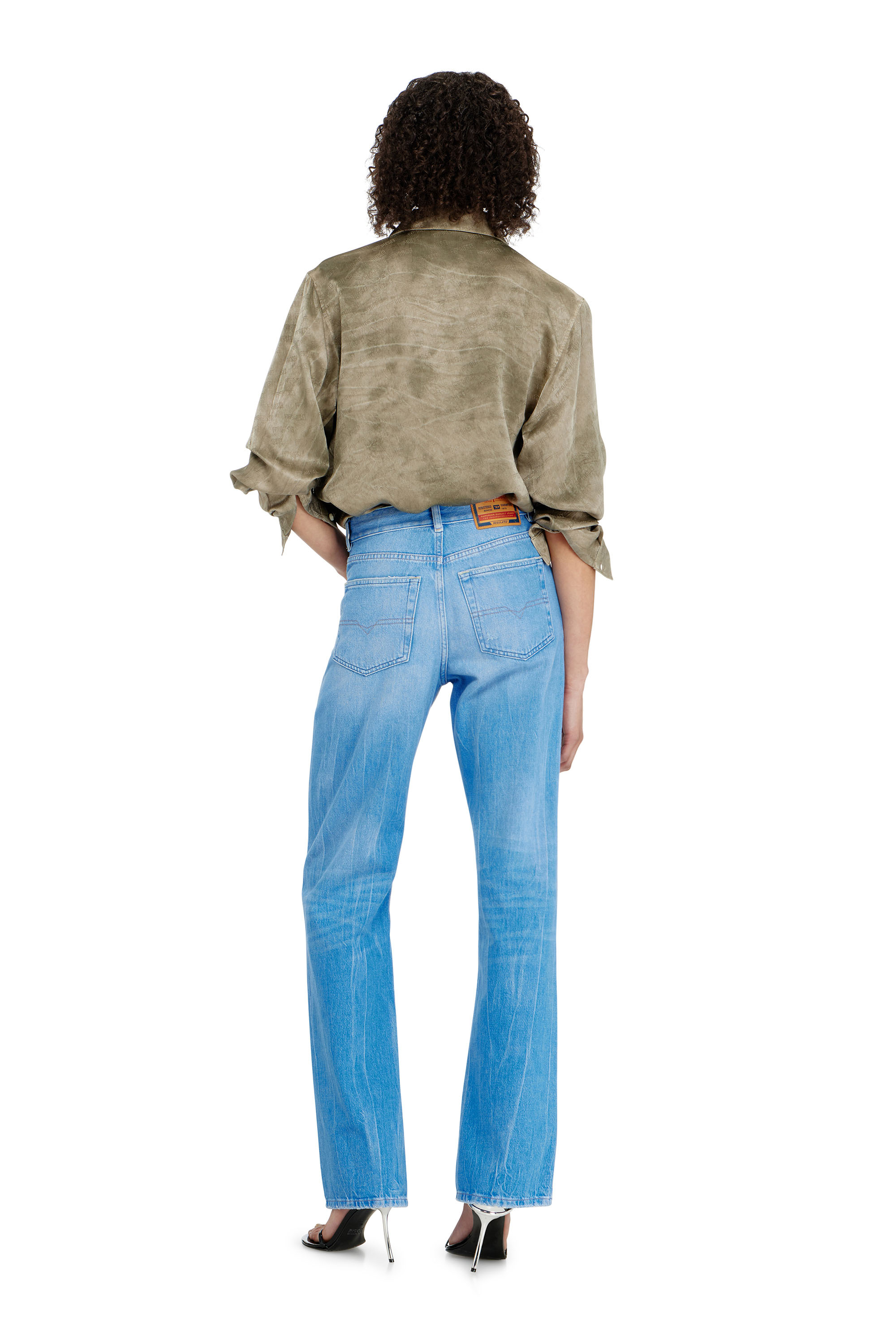 Diesel - Regular Jeans 1971 D-Sent 09P88 Mujer, Azul Claro - 3