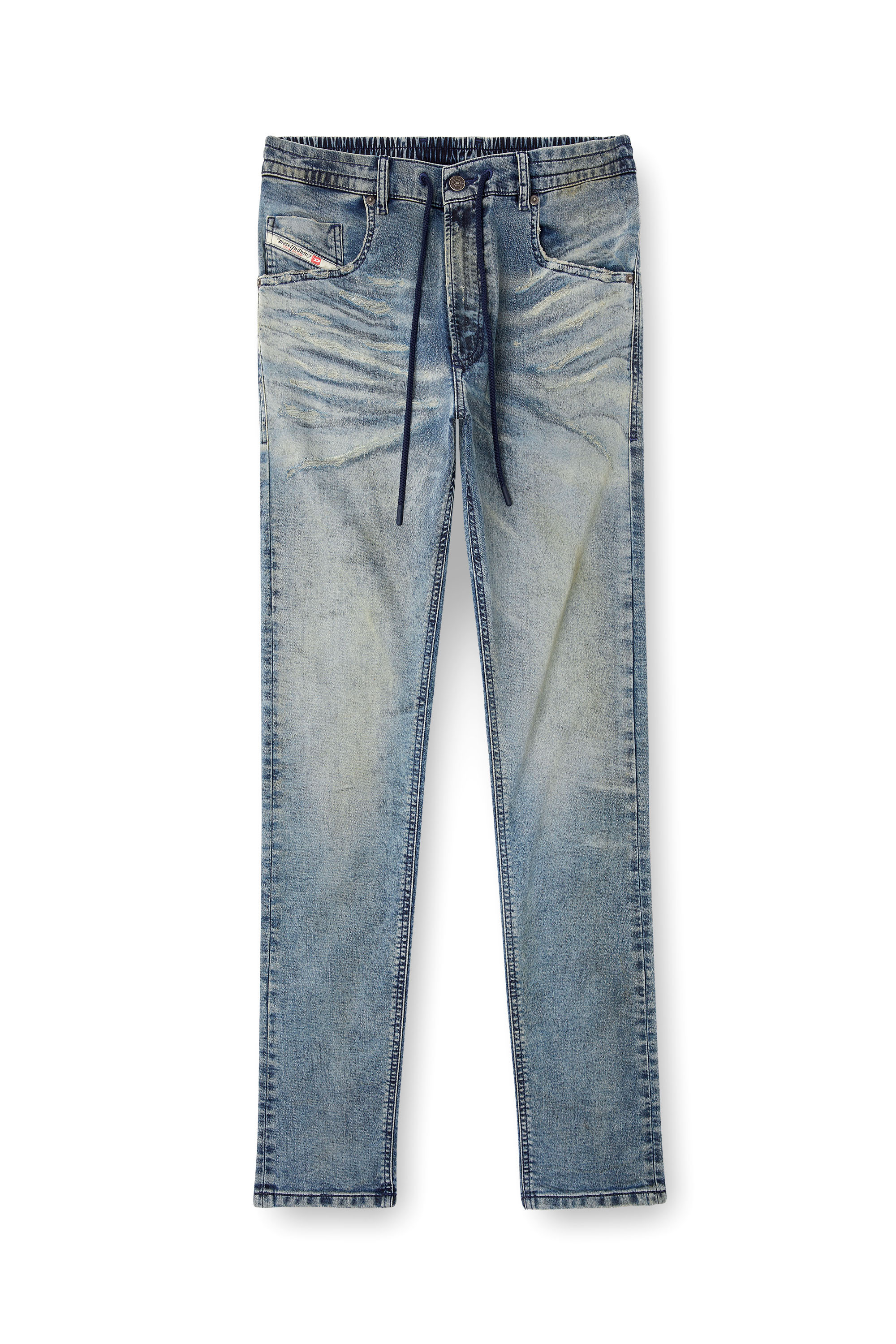 Diesel - Regular 2032 D-Krooley Joggjeans® 09M37 Hombre, Azul medio - 3