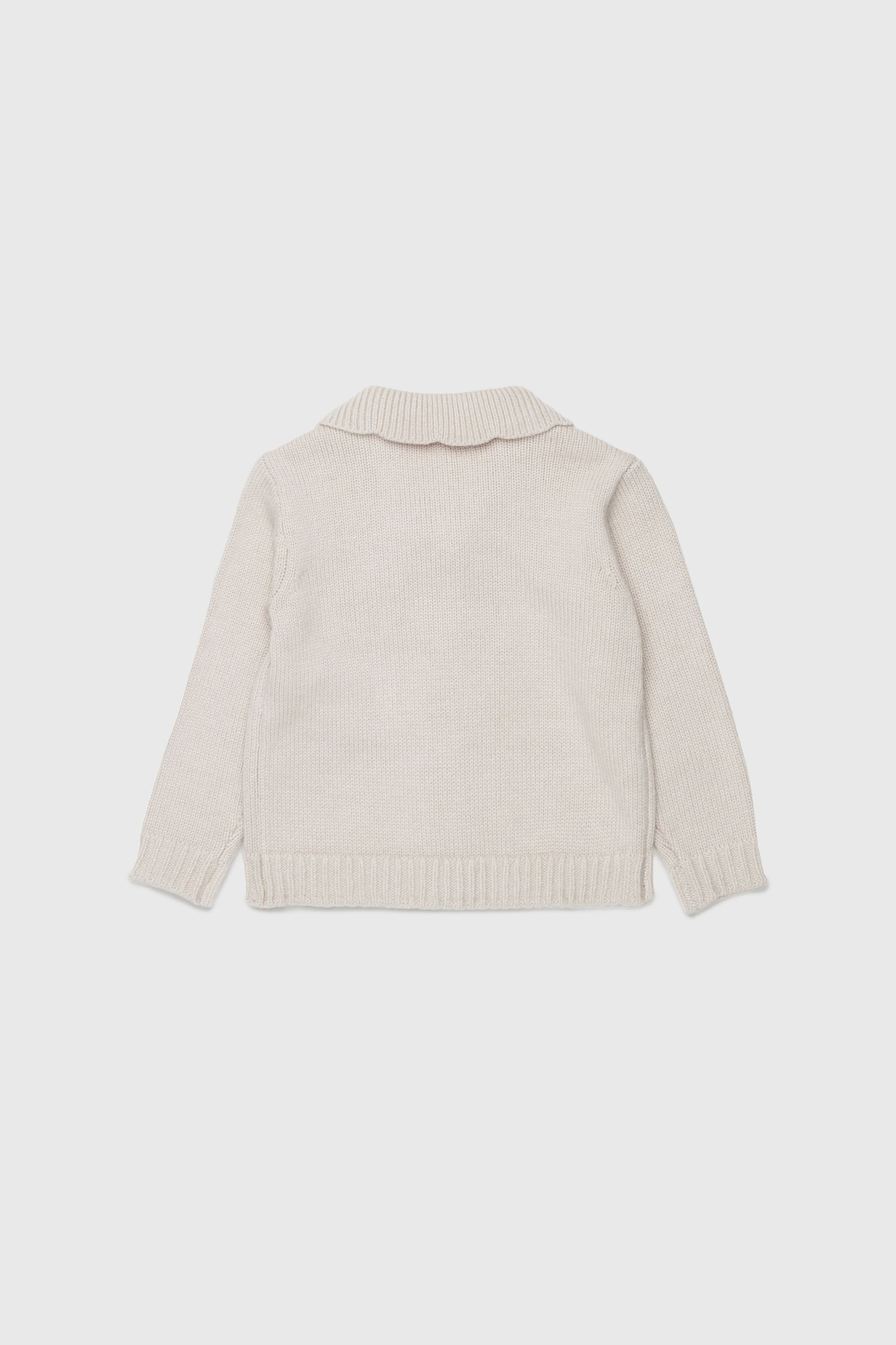 Diesel - KSCALOB, C&aacute;rdigan enriquecido con cashmere y cuello festoneado Mujer in Blanco - 3