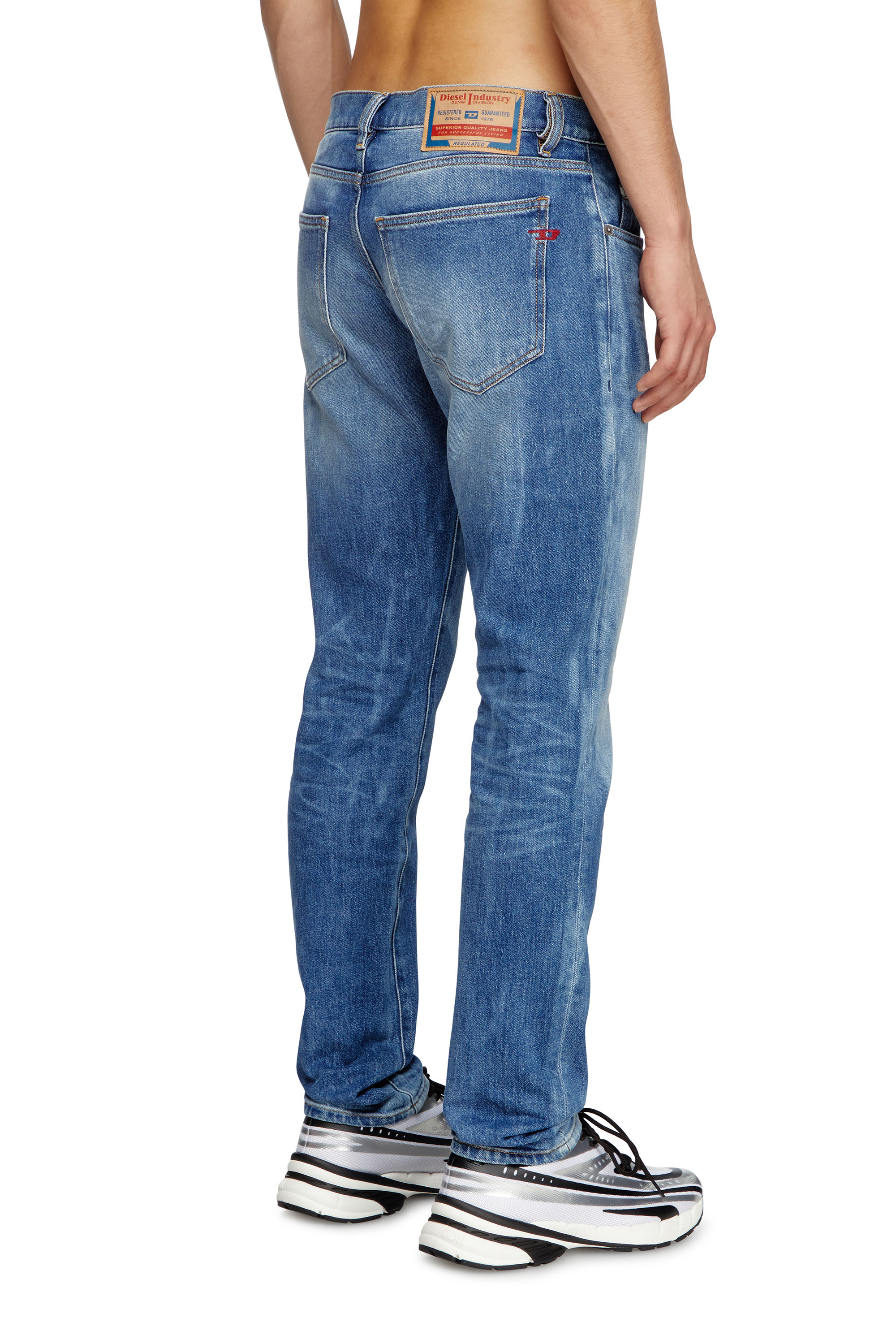 Diesel - Slim Jeans 2019 D-Strukt 09L19 Hombre, Azul medio - 4