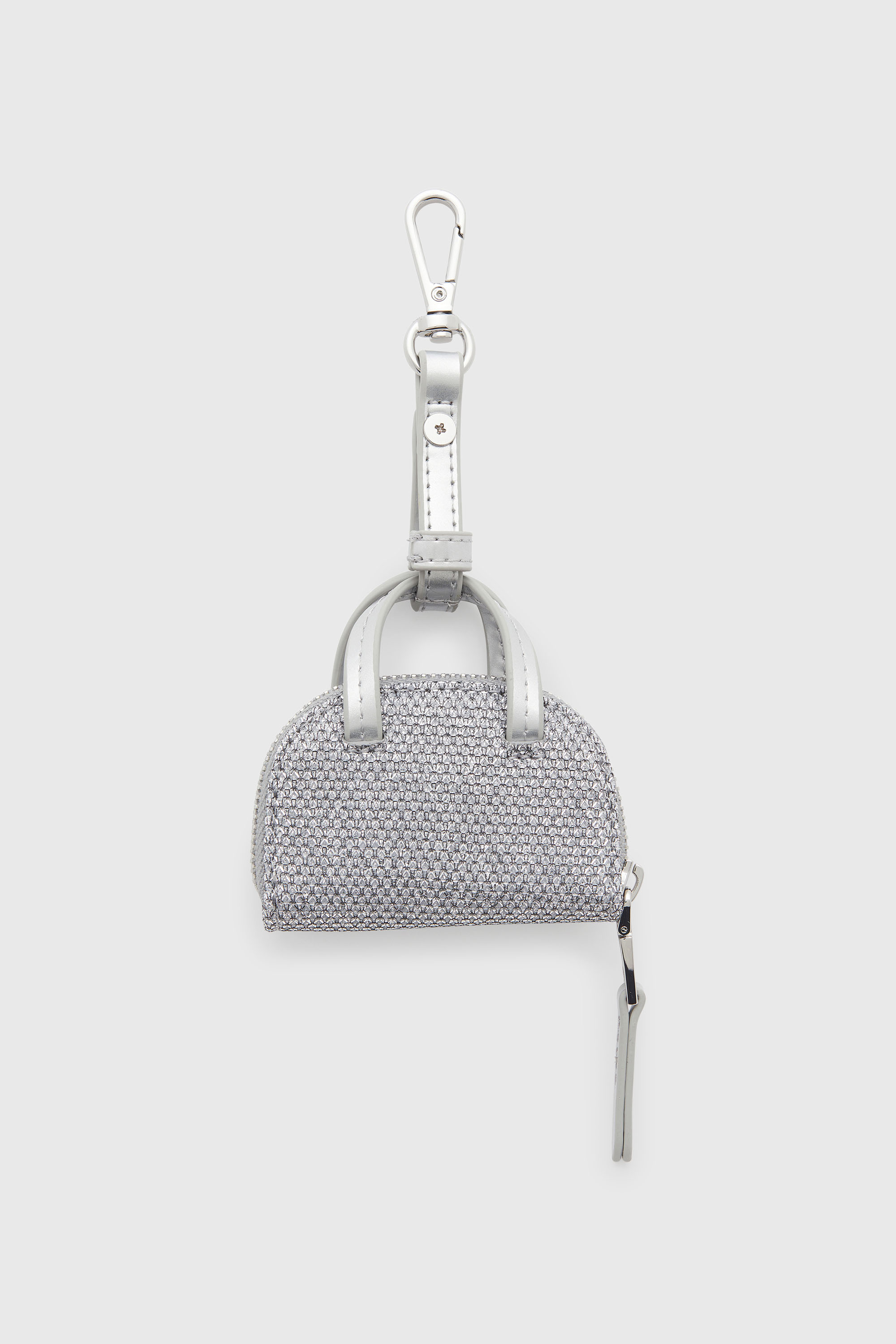 Diesel - 1DR DOME CHARMS, 1DR Dome - Charm de tejido lurex Mujer in Plateado - 2