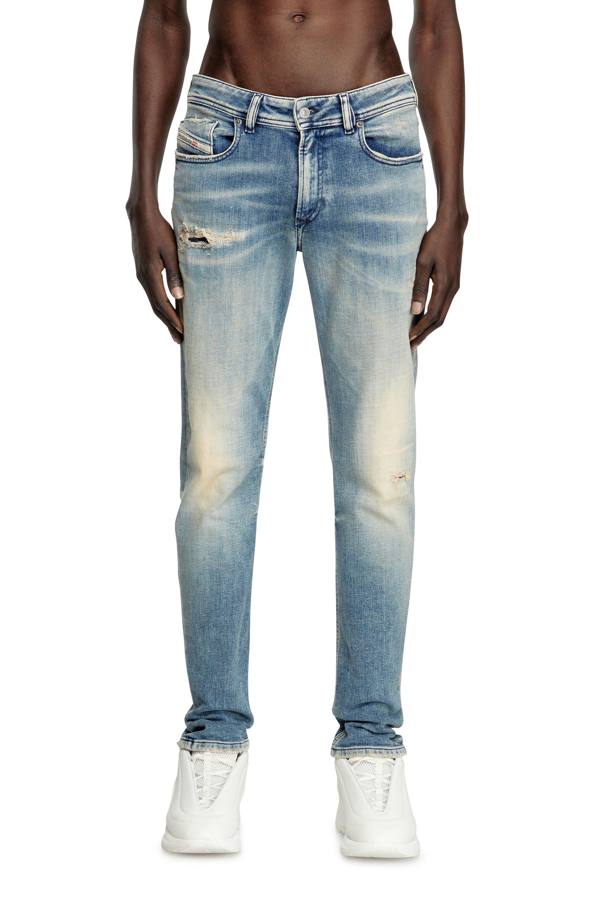 Diesel - Skinny Jeans 1979 Sleenker 09K58 Hombre, Azul Claro - 1