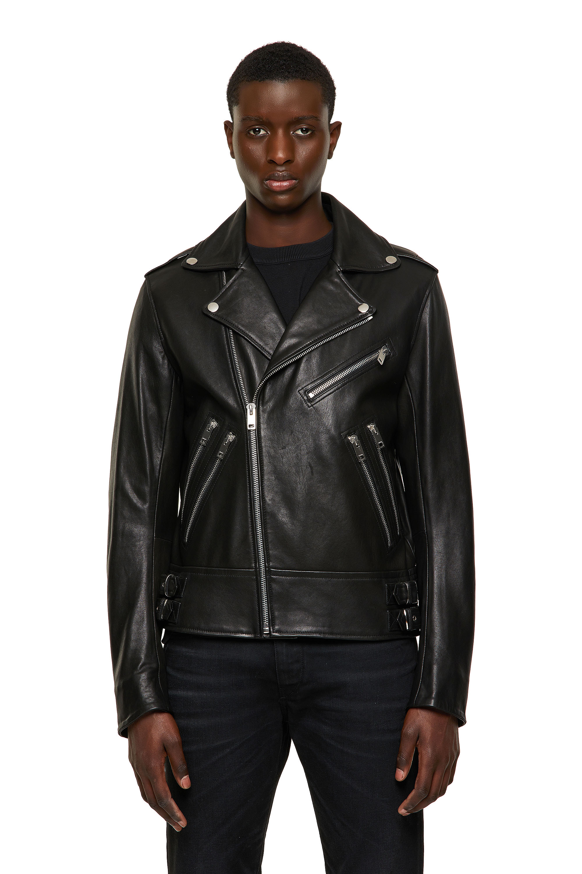 L-GARRETT-A, Negro - Chaquetas de piel