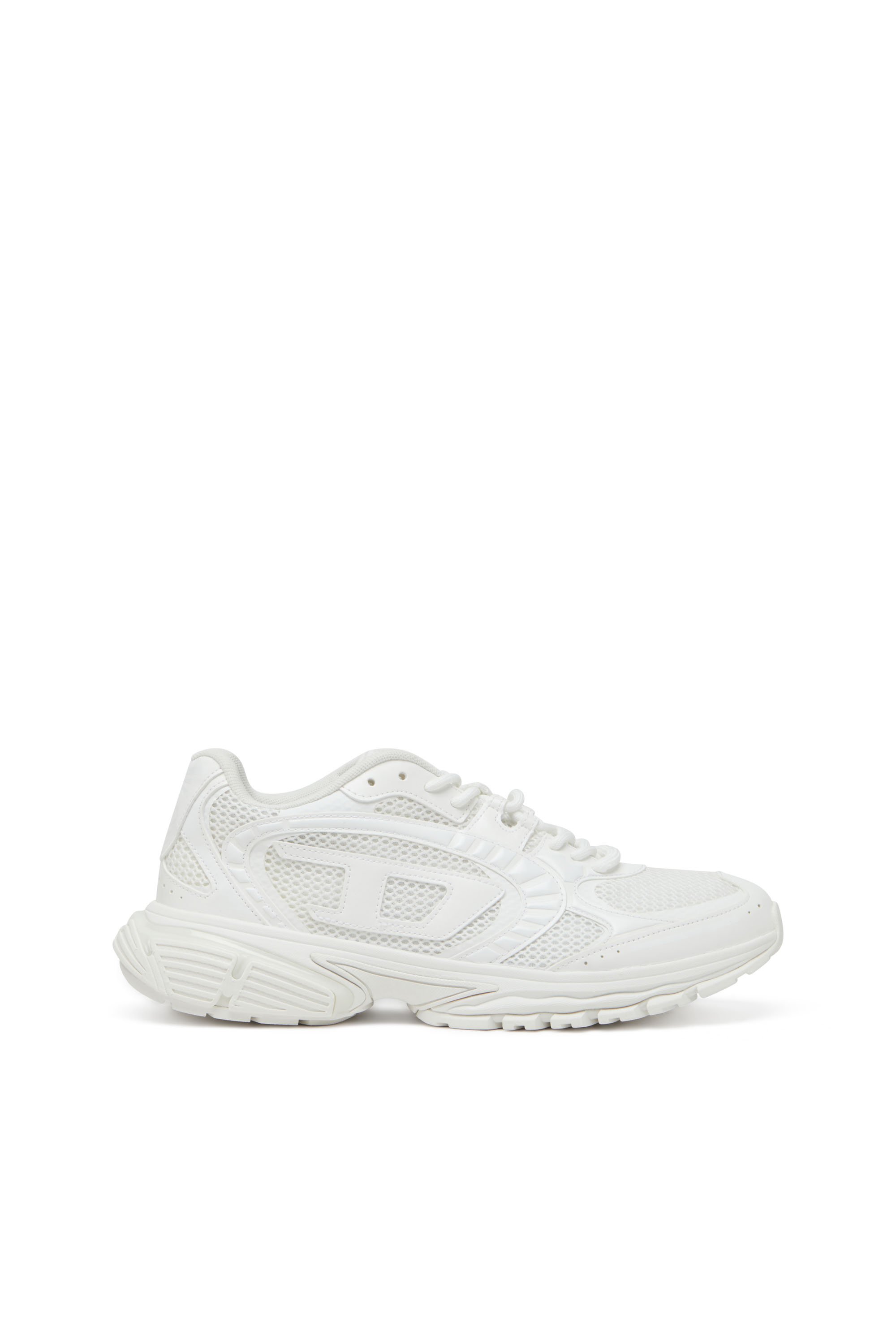 Diesel - S-PRO-V-DENSE LOW, S-Pro-V-Dense-Deportivas de malla con logotipo Oval D Hombre in Blanco - 1