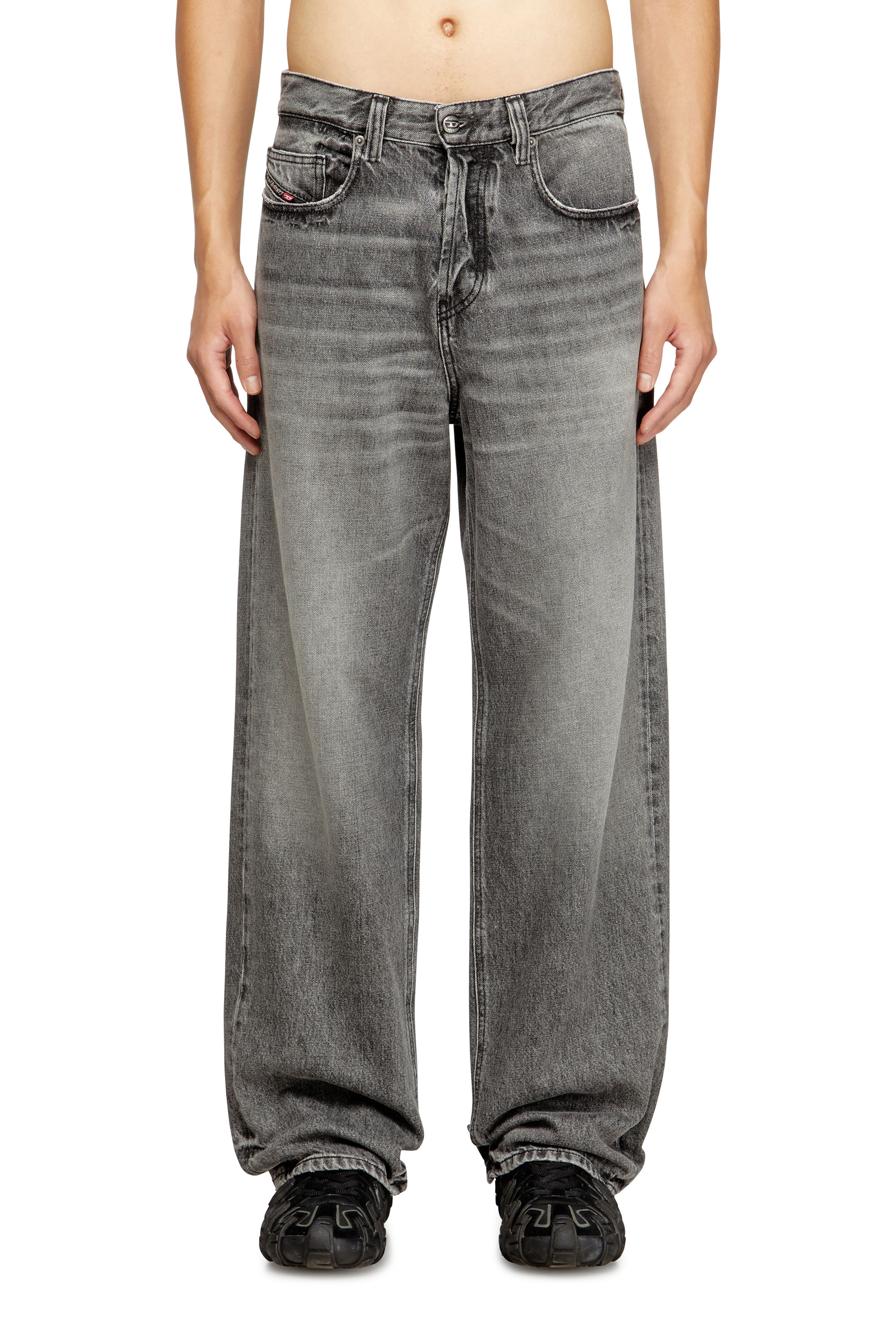 Diesel - Relaxed Jeans 2001 D-Macro 007AW Hombre, Gris - 1