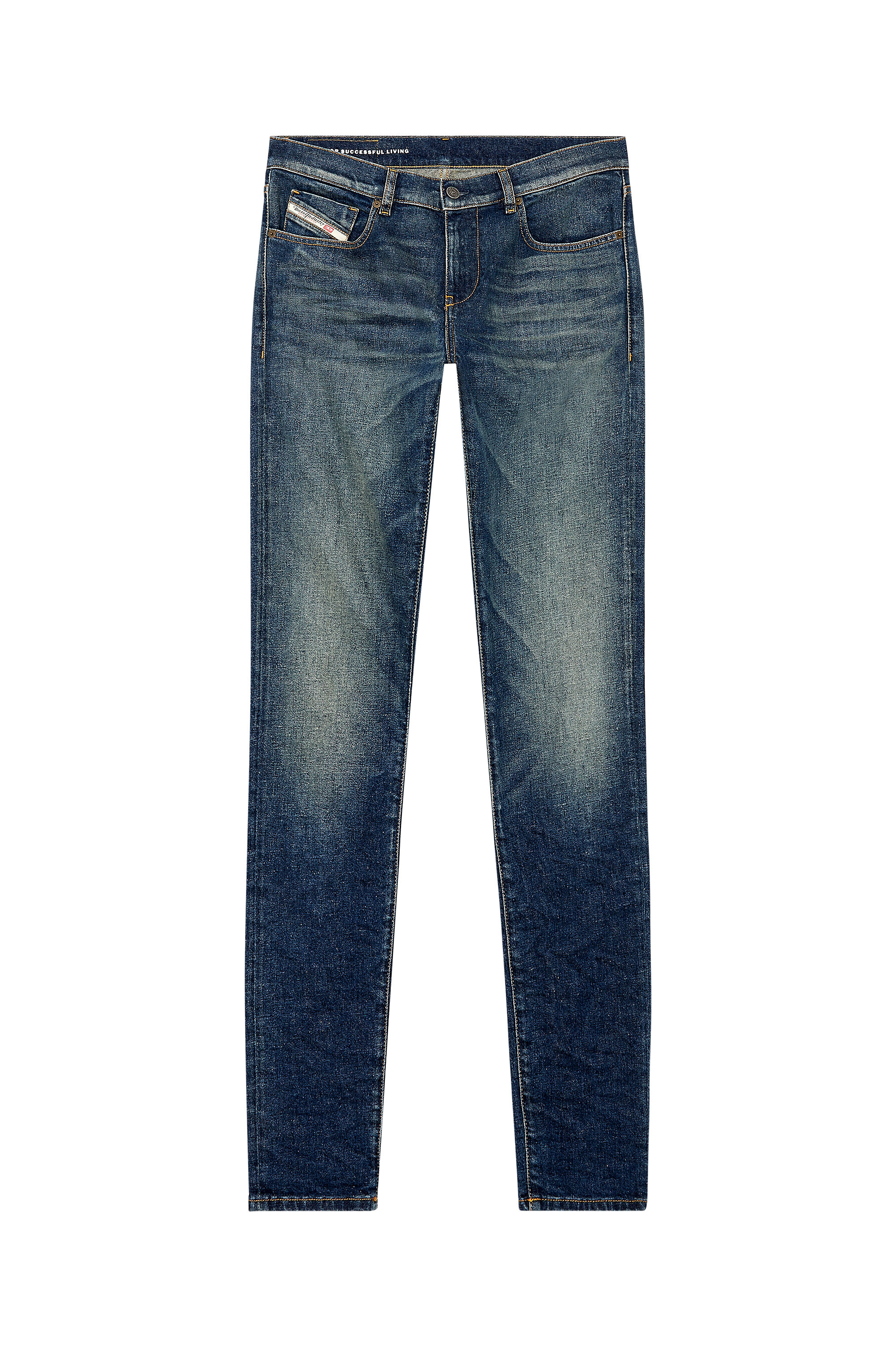 Diesel - Slim Jeans 2019 D-Strukt 09H49, Azul Oscuro - Image 5
