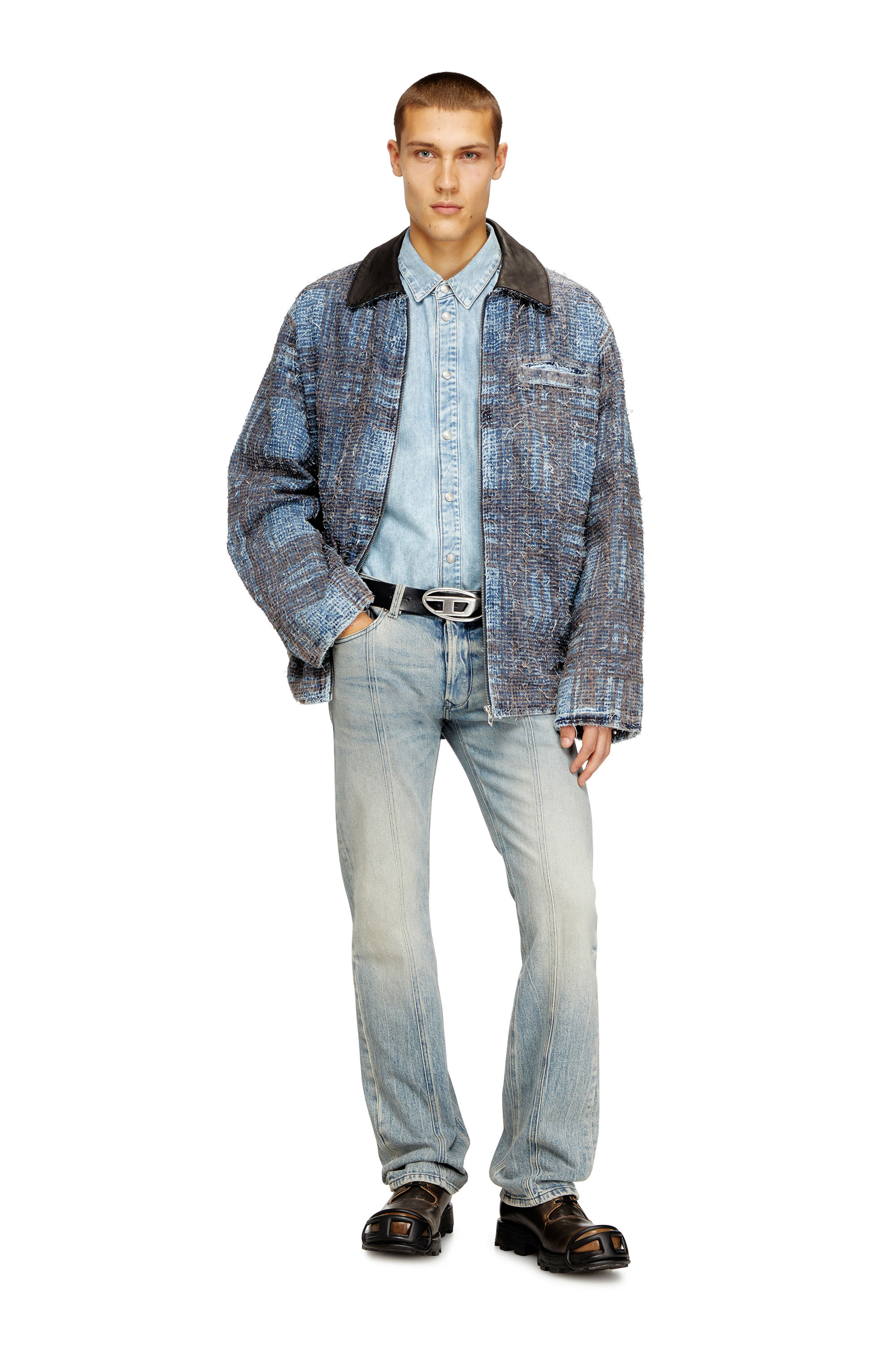 Diesel - Regular Jeans 1985 Larkee 09N55 Hombre, Azul Claro - 1