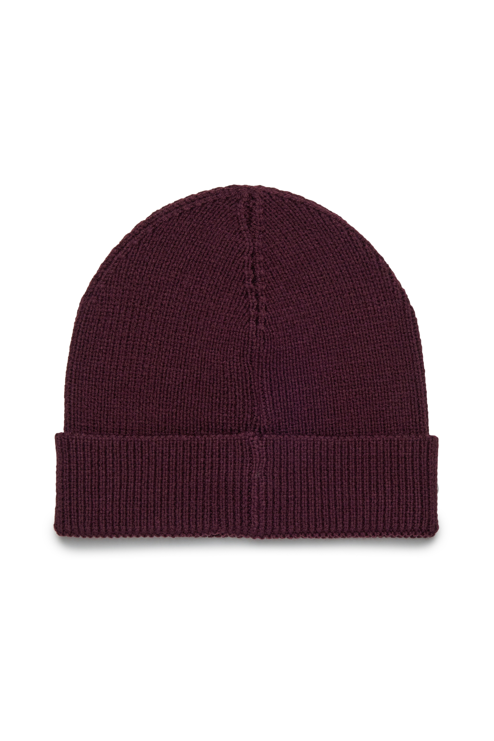 Diesel - FKCODERFULLYC, Gorro de lana con logo bordado Unisex in Morado - 2