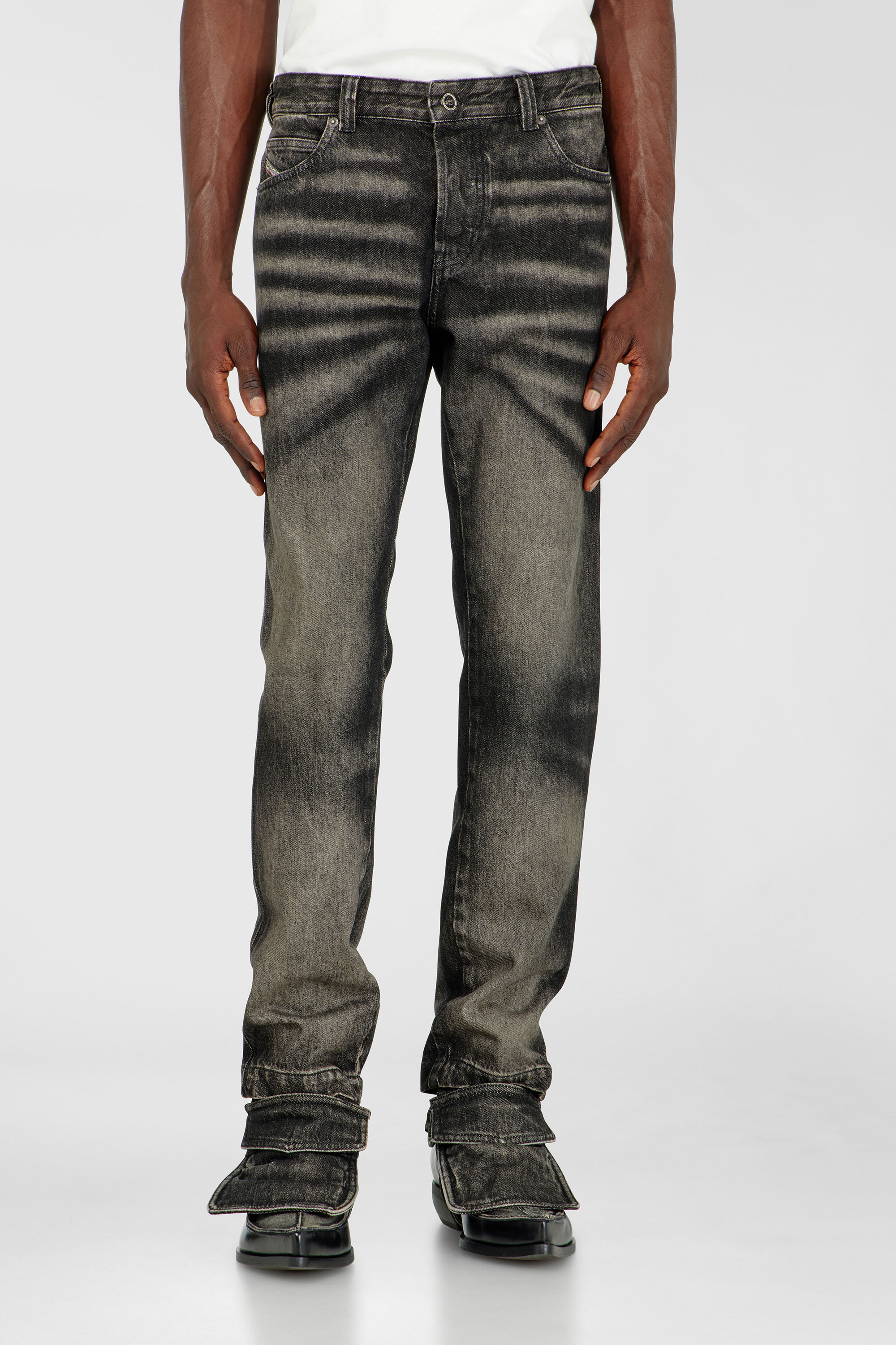 Diesel - Slim Jeans D-Ghetvyl 09R33 Hombre, Negro/Gris oscuro - 1
