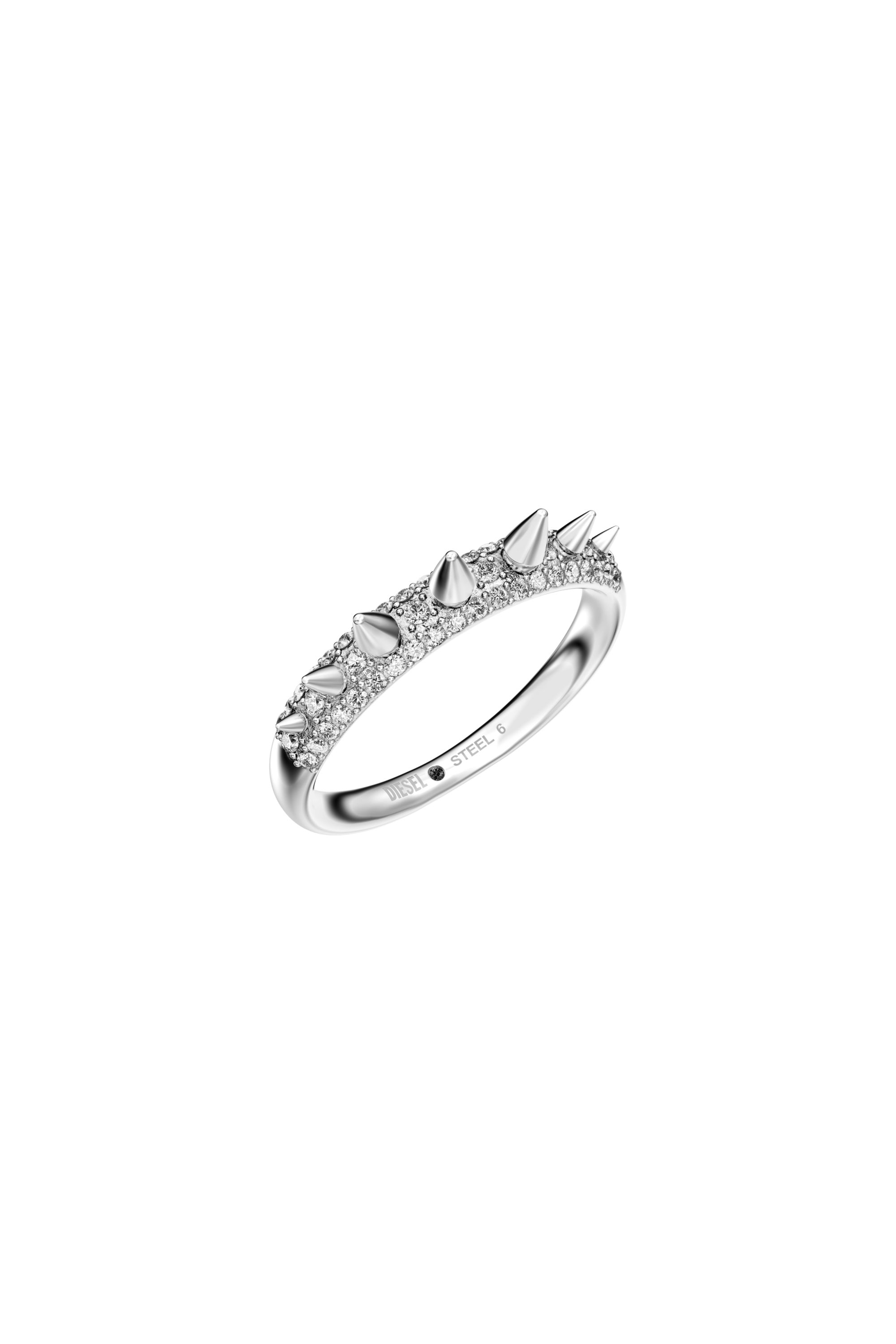 Diesel - DX1729040, Anillo tipo banda de acero inoxidable Unisex in Plateado - 1