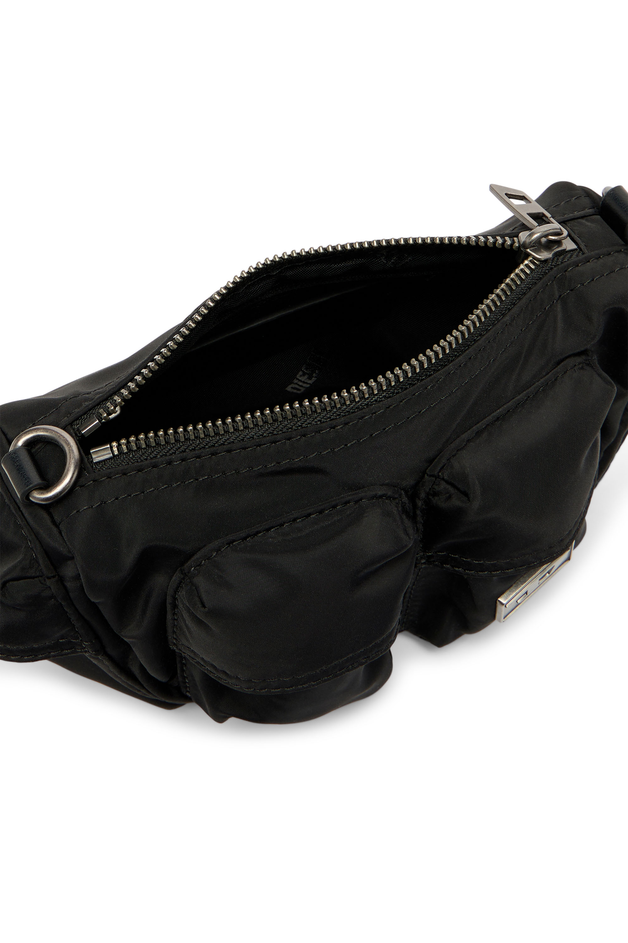 Diesel - MULTI-PKTS CROSSBODY XS X, Multi-Pkts - Bolso peque&ntilde;o con bolsillos de solapa Unisex in Negro - 3