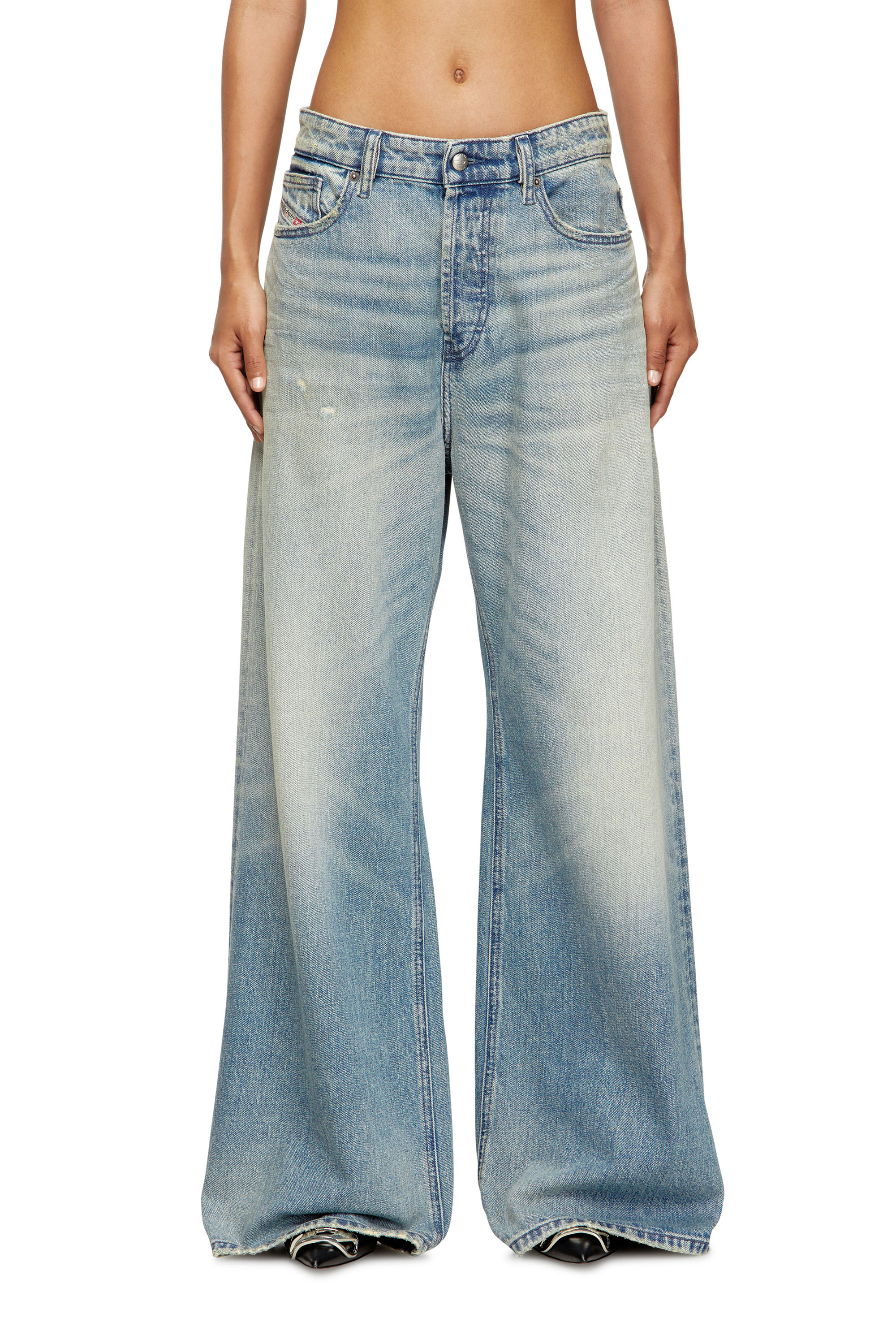 Diesel - Relaxed Jeans 1996 D-Sire 0DBEC Mujer, Azul Claro - 1