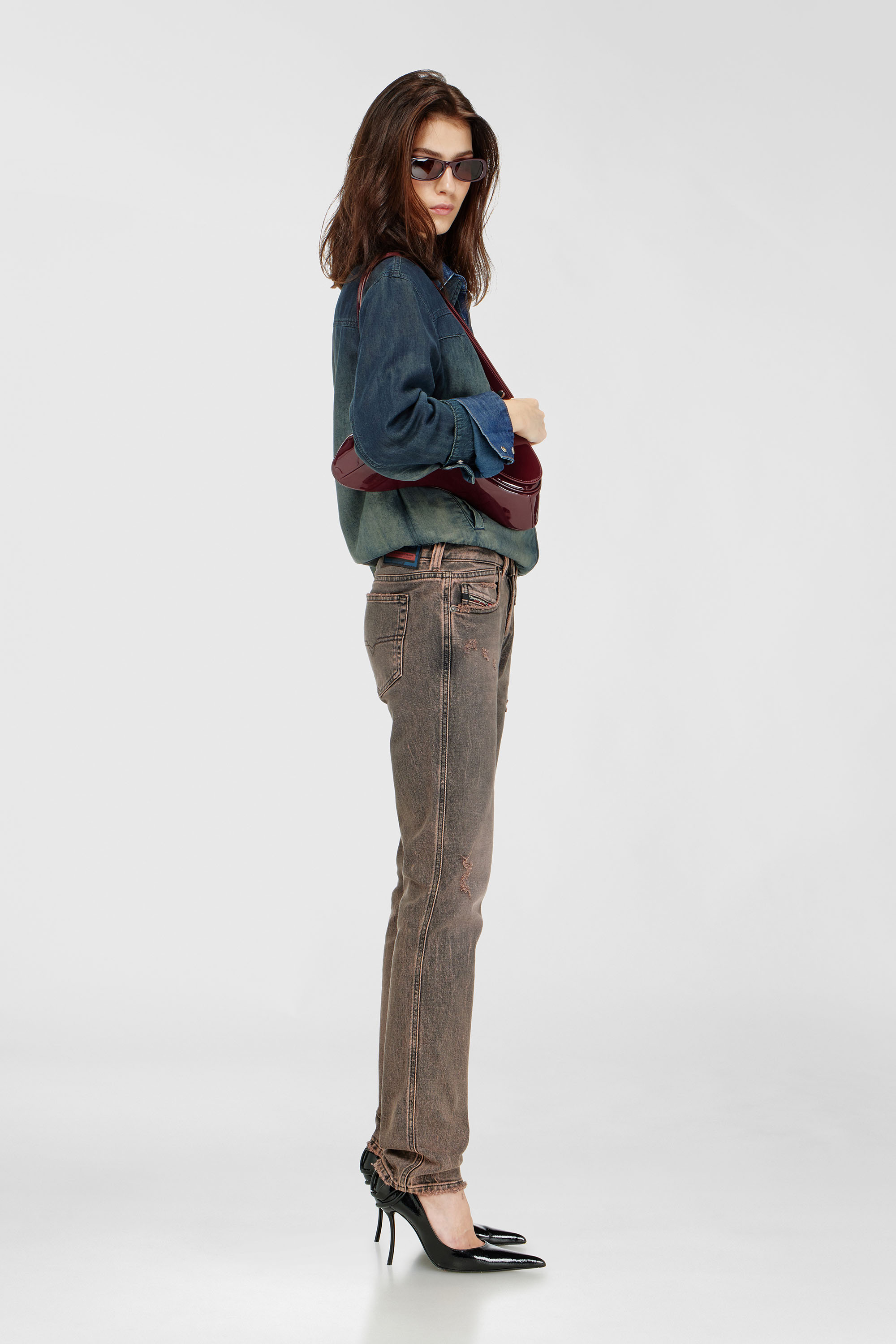 Diesel - Slim Jeans 1992 D-Jiann 09P45 Mujer, Rosa - 2