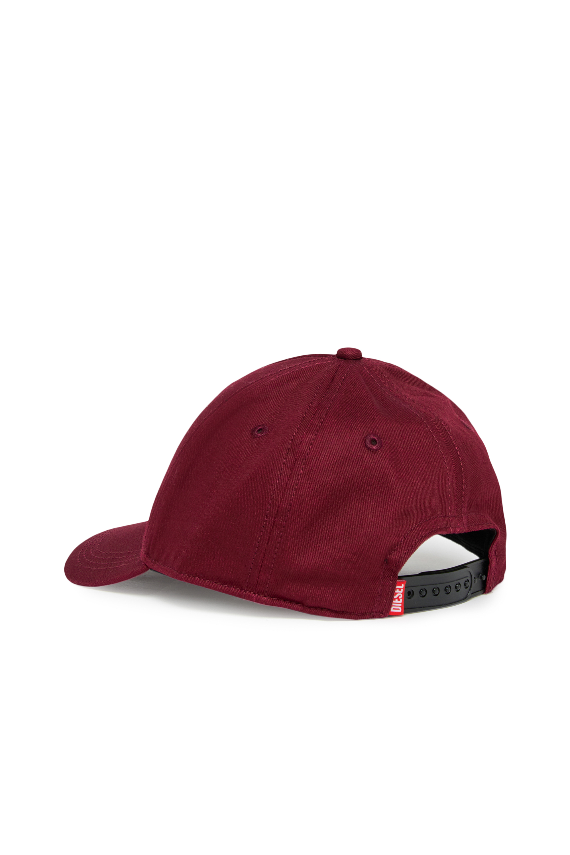 Diesel - FLIMO, Gorra de b&eacute;isbol con Logo Oval D estampado Hombre in Rojo - 2