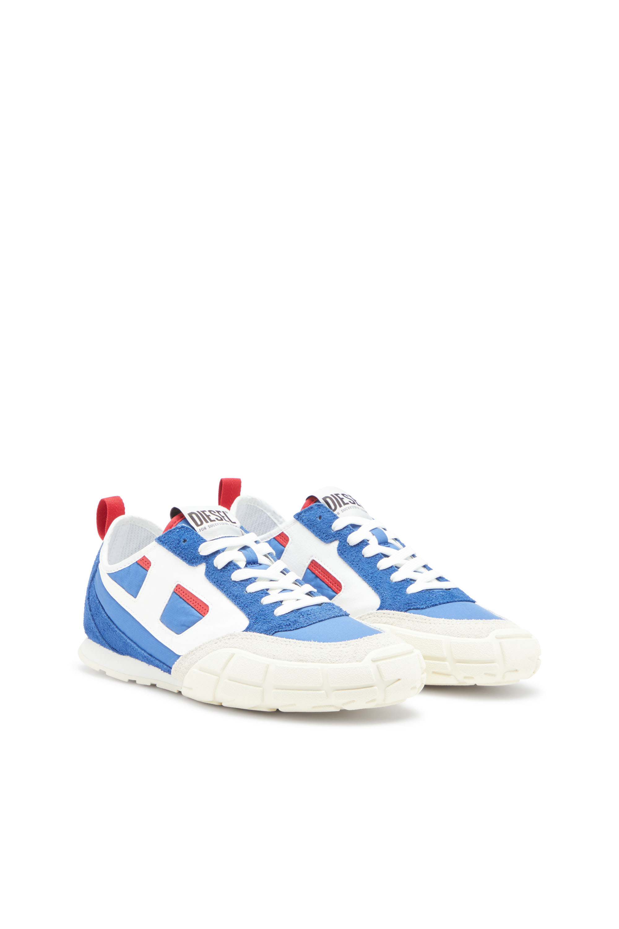 Diesel - S-PAGODHA LOW, Deportivas de piel, gamuza y ripstop Hombre in ToBeDefined - 2