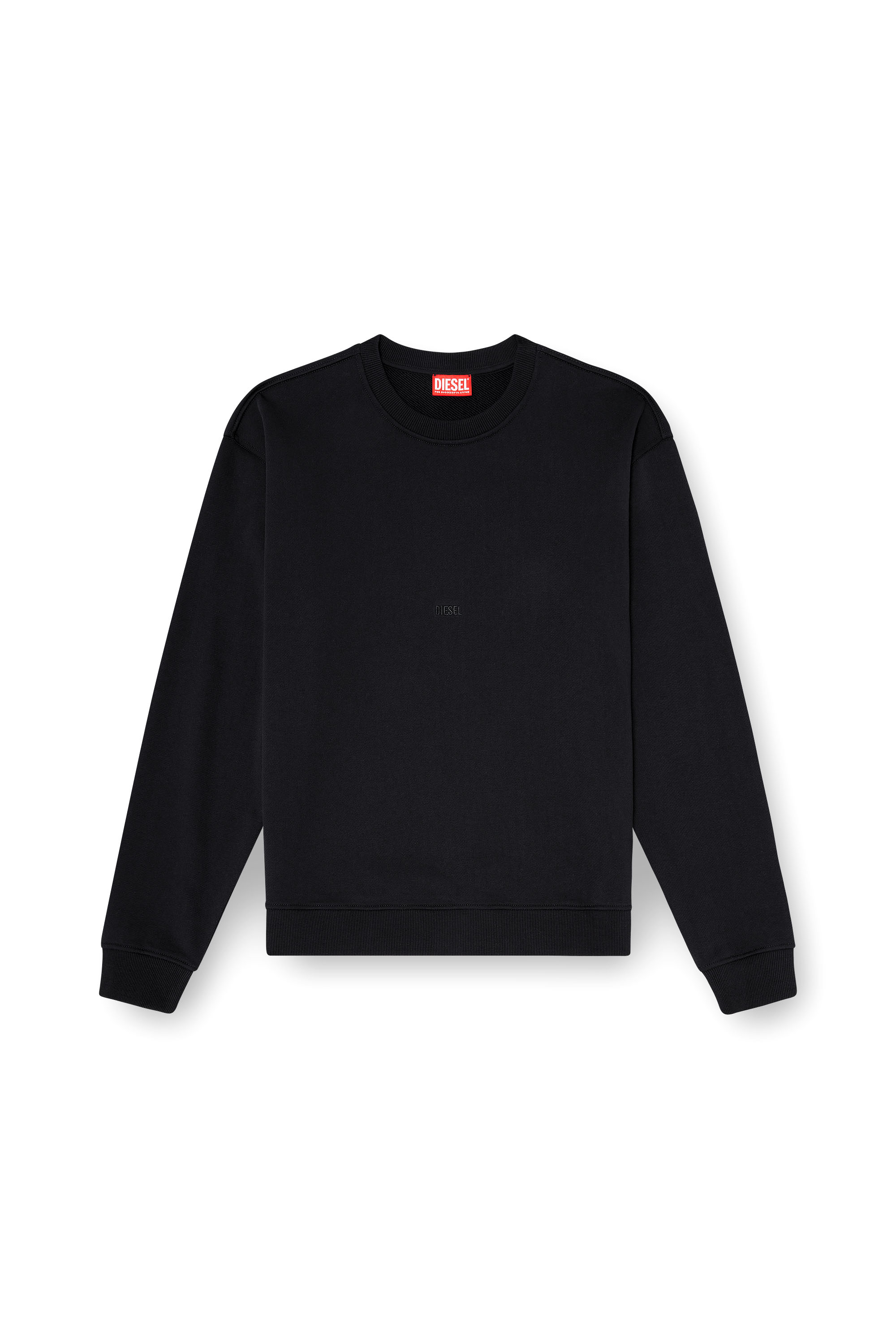 Diesel - S-NORM-AA5, Sudadera de algod&oacute;n con microbordado de logo Hombre in ToBeDefined - 3