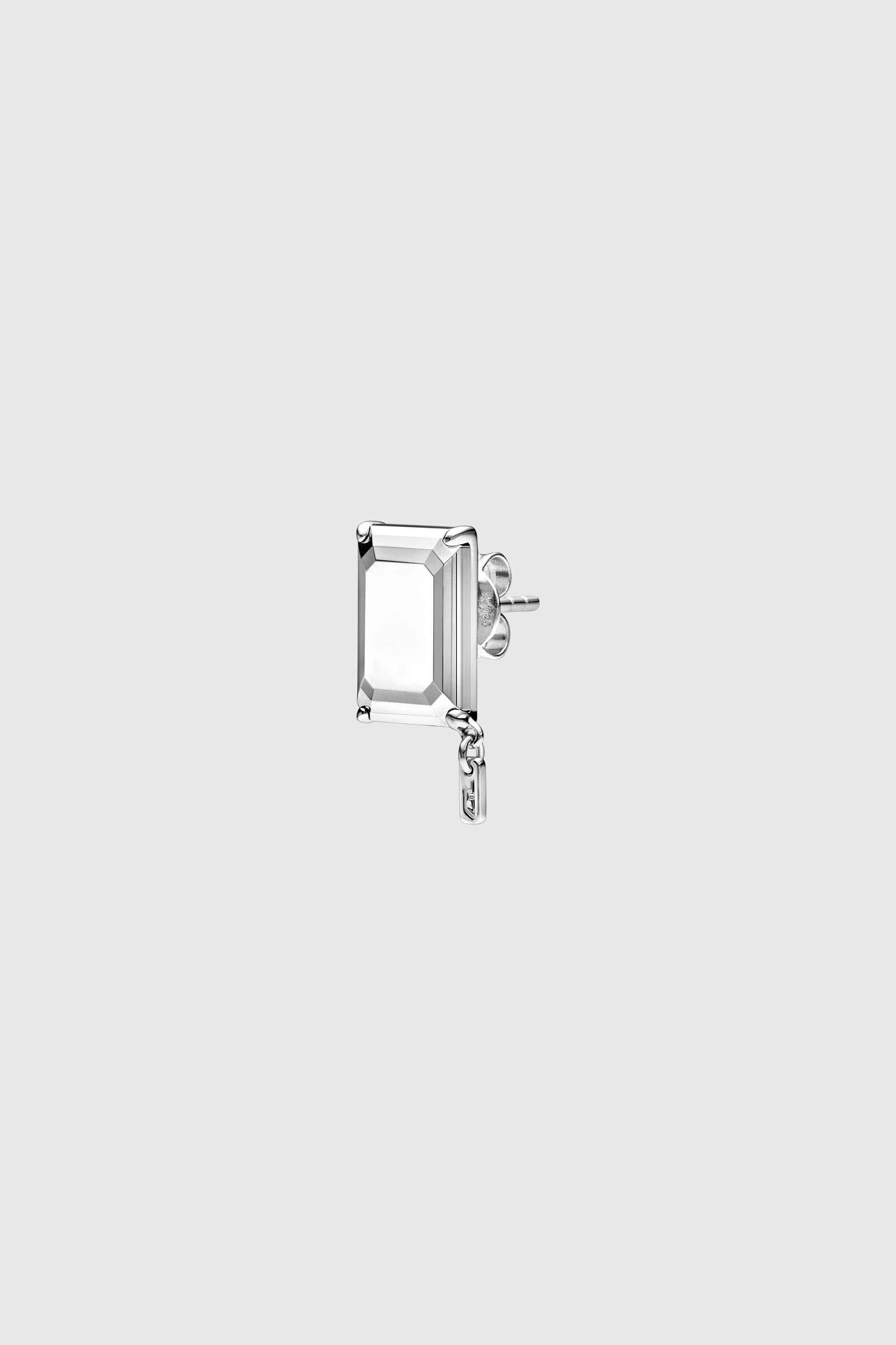 Diesel - DL1366040 STERLING SILVER JEWEL, Pendiente de estudio de plata de ley Unisex in Plateado - 2