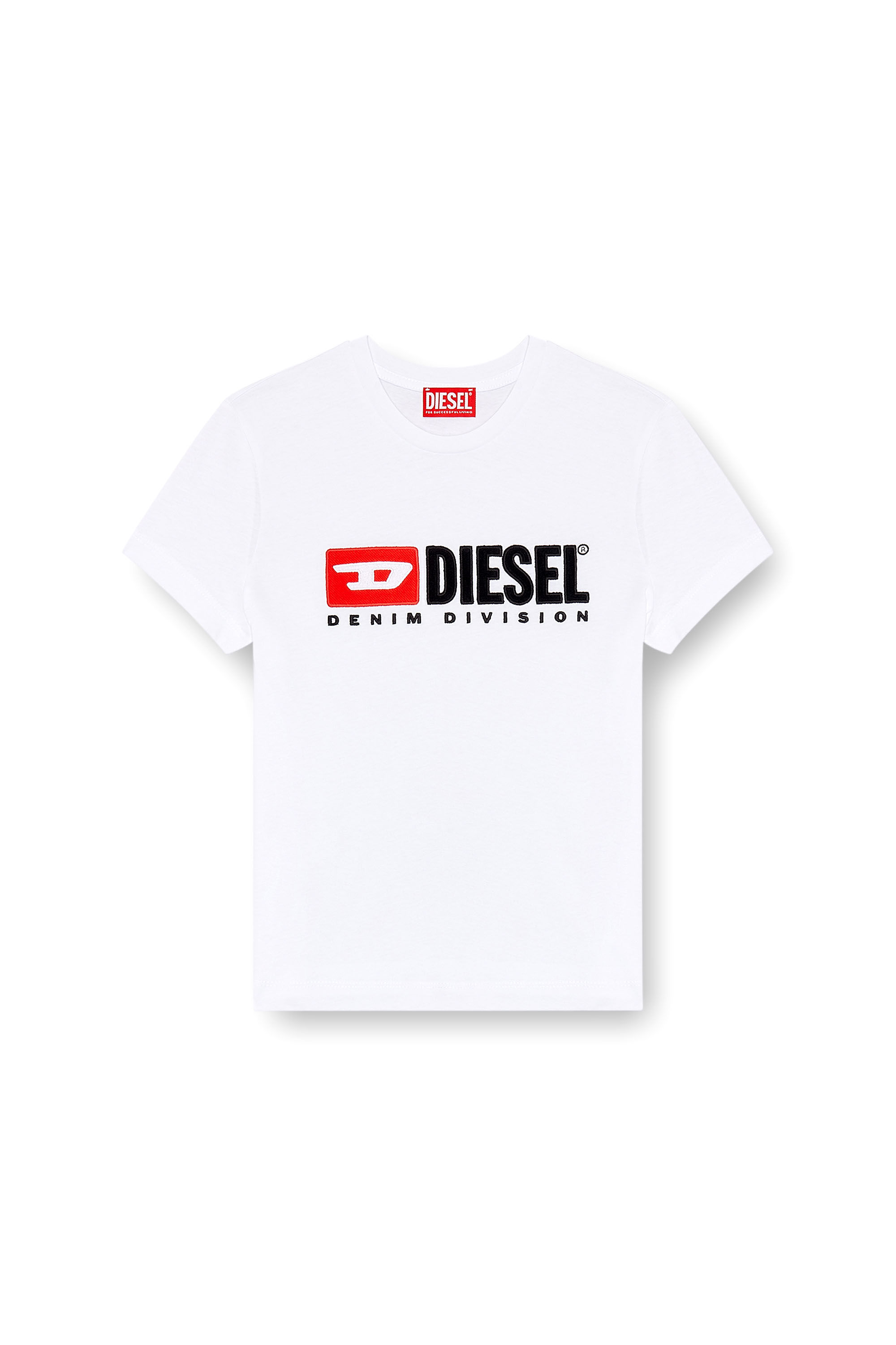 Diesel - T-SLI-DIV, Camiseta con parches Diesel Mujer in Blanco - 3