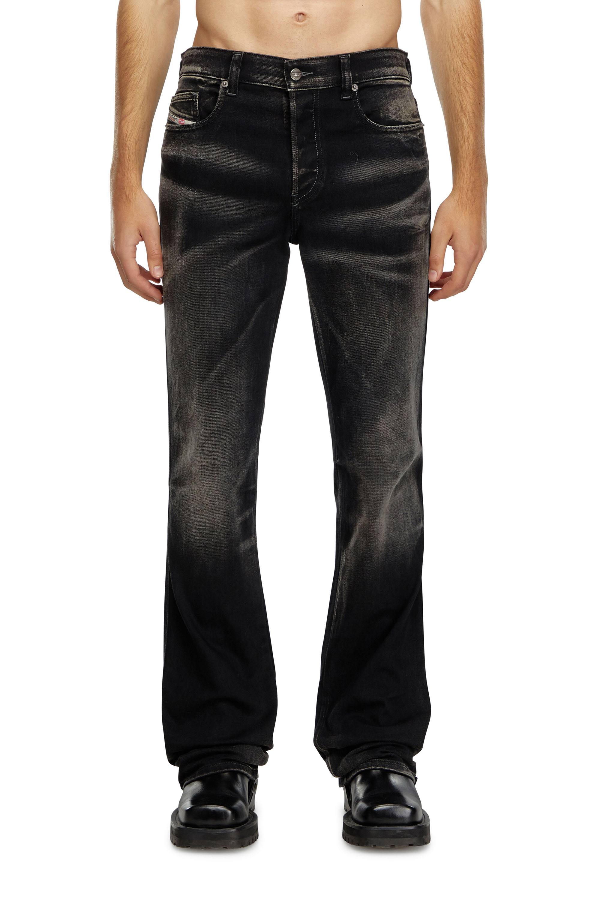 Diesel - Man Bootcut Jeans 1998 D-Buck 09J53, Black/Dark grey - Image 2
