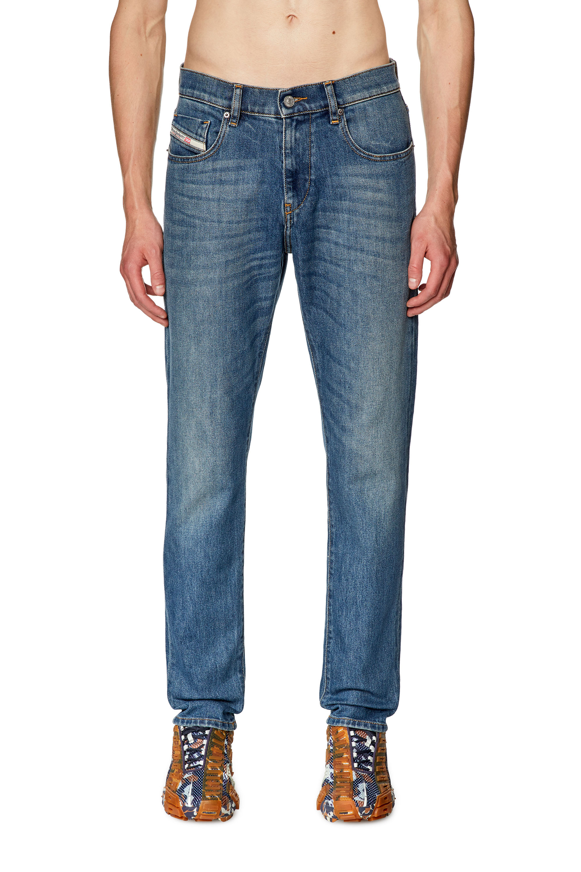 Diesel - Slim Jeans 2019 D-Strukt 09F88, Azul medio - Image 1