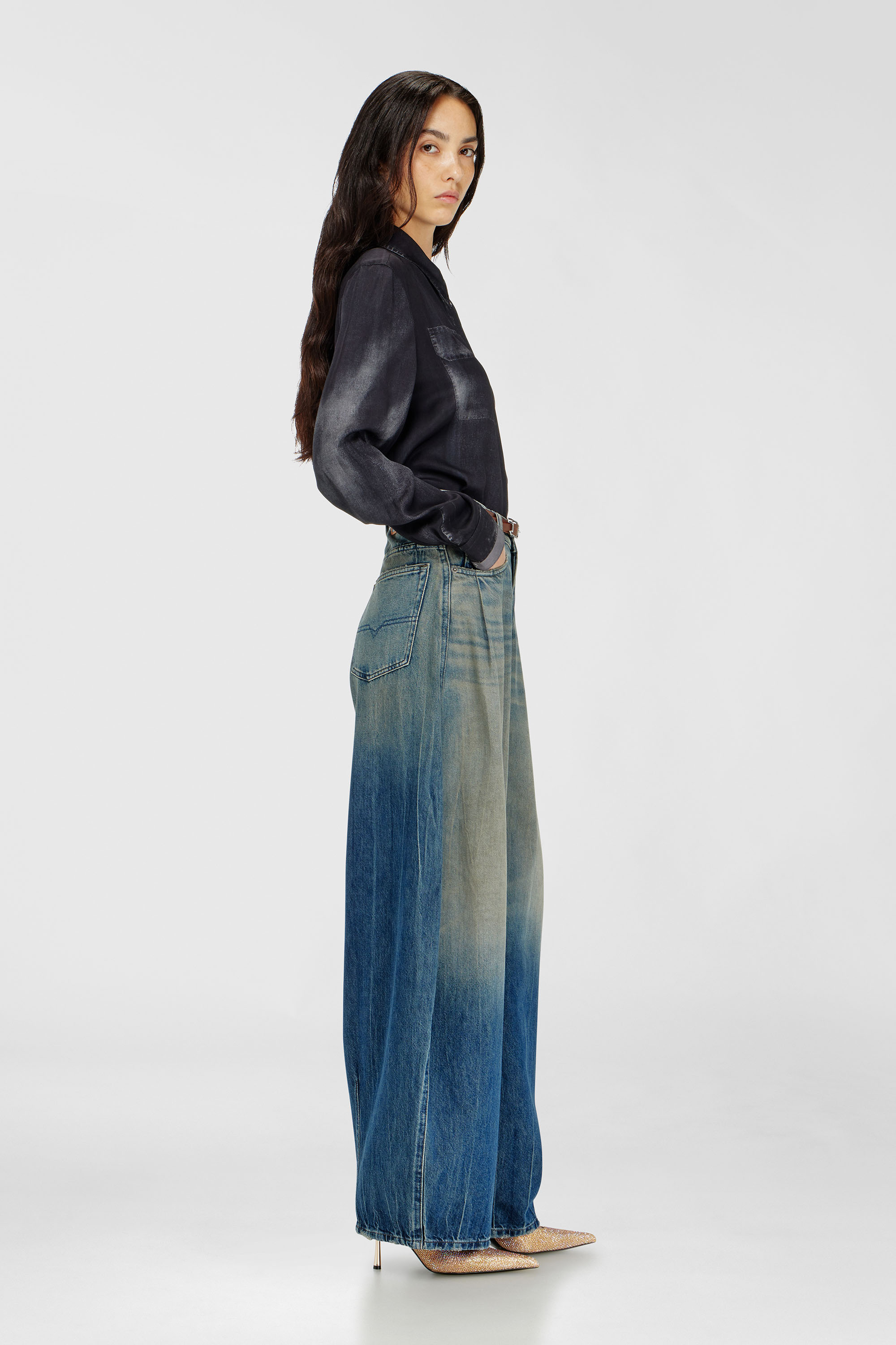 Diesel - Relaxed Jeans 1987 D-Khelz 09Q72 Mujer, null - 1