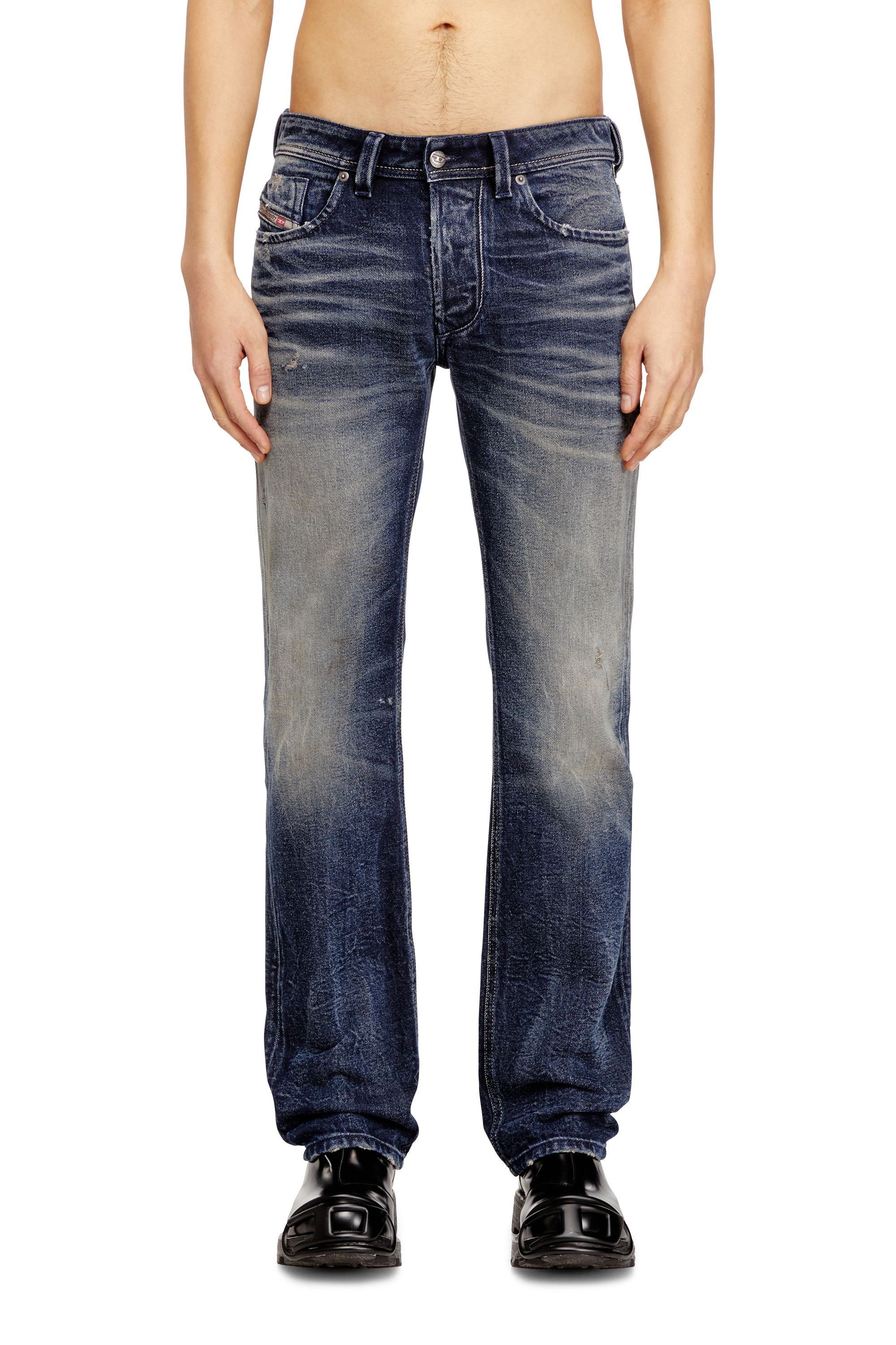 Diesel - Regular Jeans 1985 Larkee 09N57 Hombre, Azul Oscuro - 1