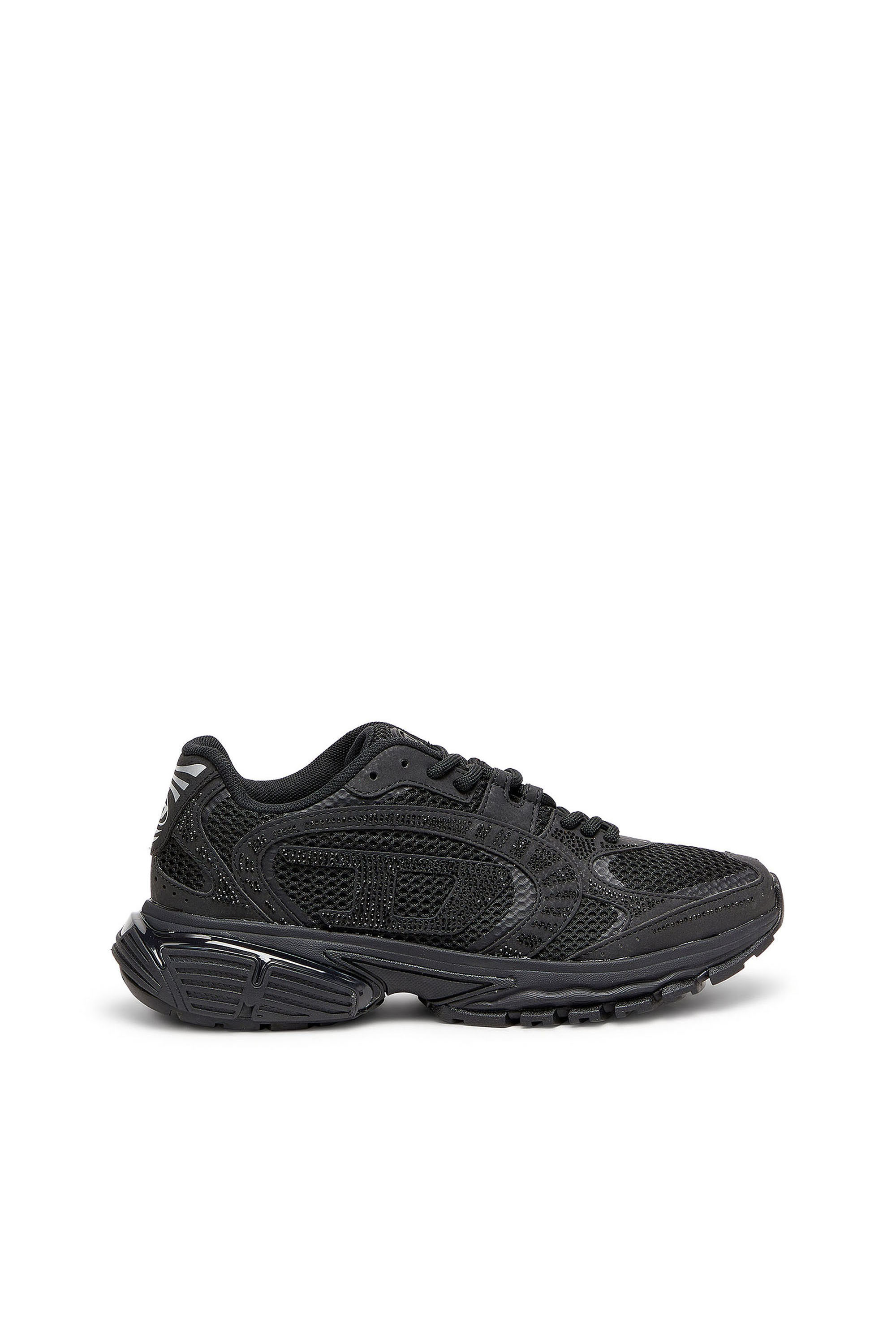 Diesel - S-PRO-V-DENSE LOW W, S-Pro-V-Dense - Zapatillas de malla con cristales Mujer in Negro - 1
