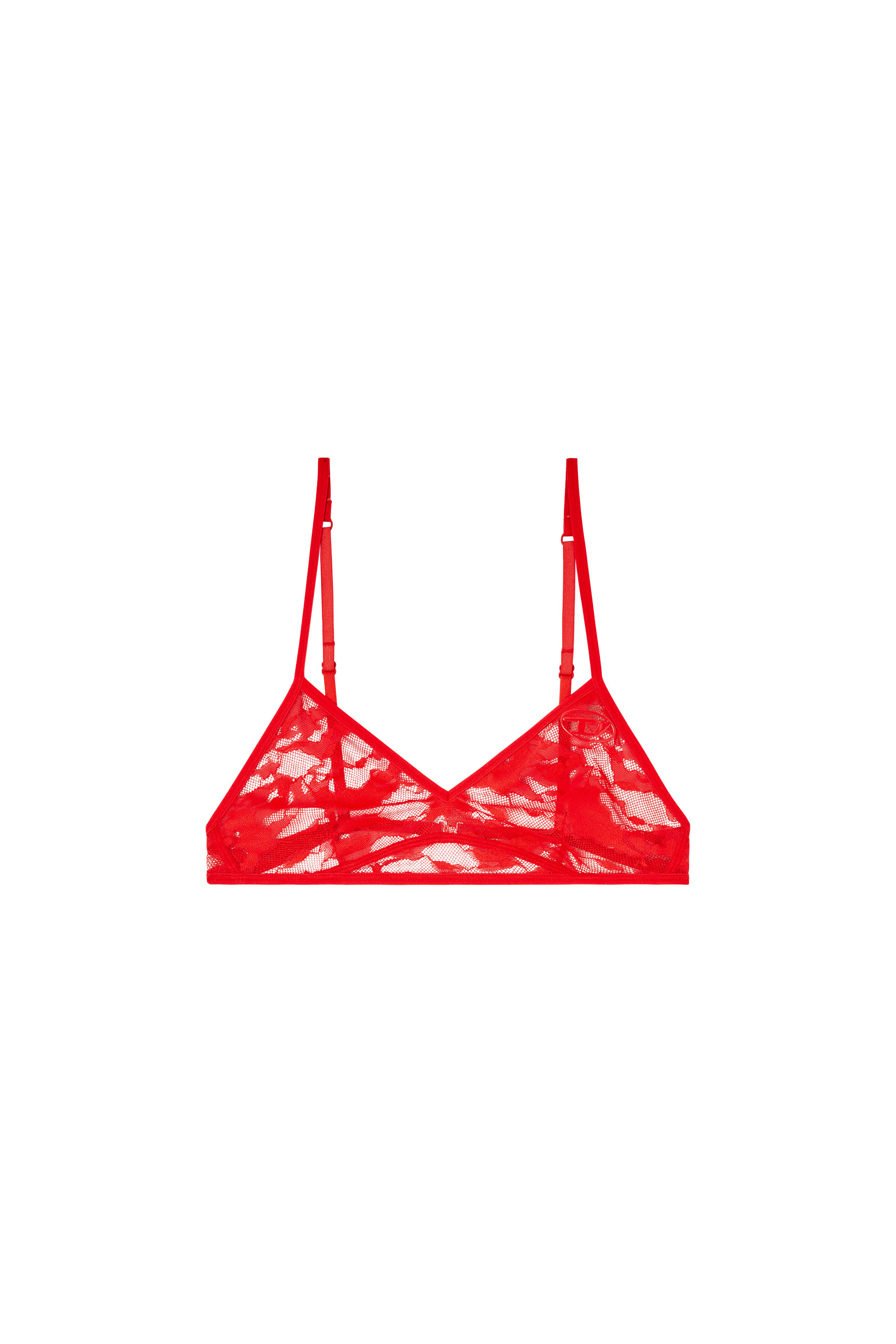 Diesel - APRIL-UTLT, Sujetador de encaje de camuflaje elástico Mujer in Rojo - 4