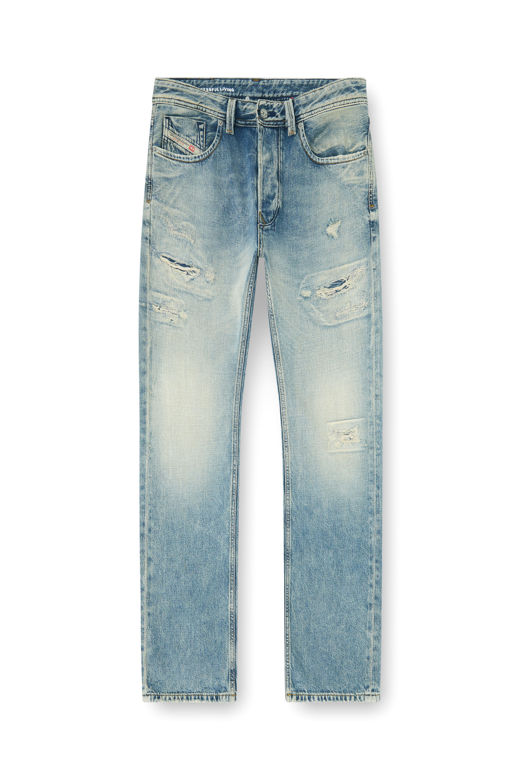 Diesel - Regular Jeans 1985 Larkee 09P62 Hombre, Azul medio - 2