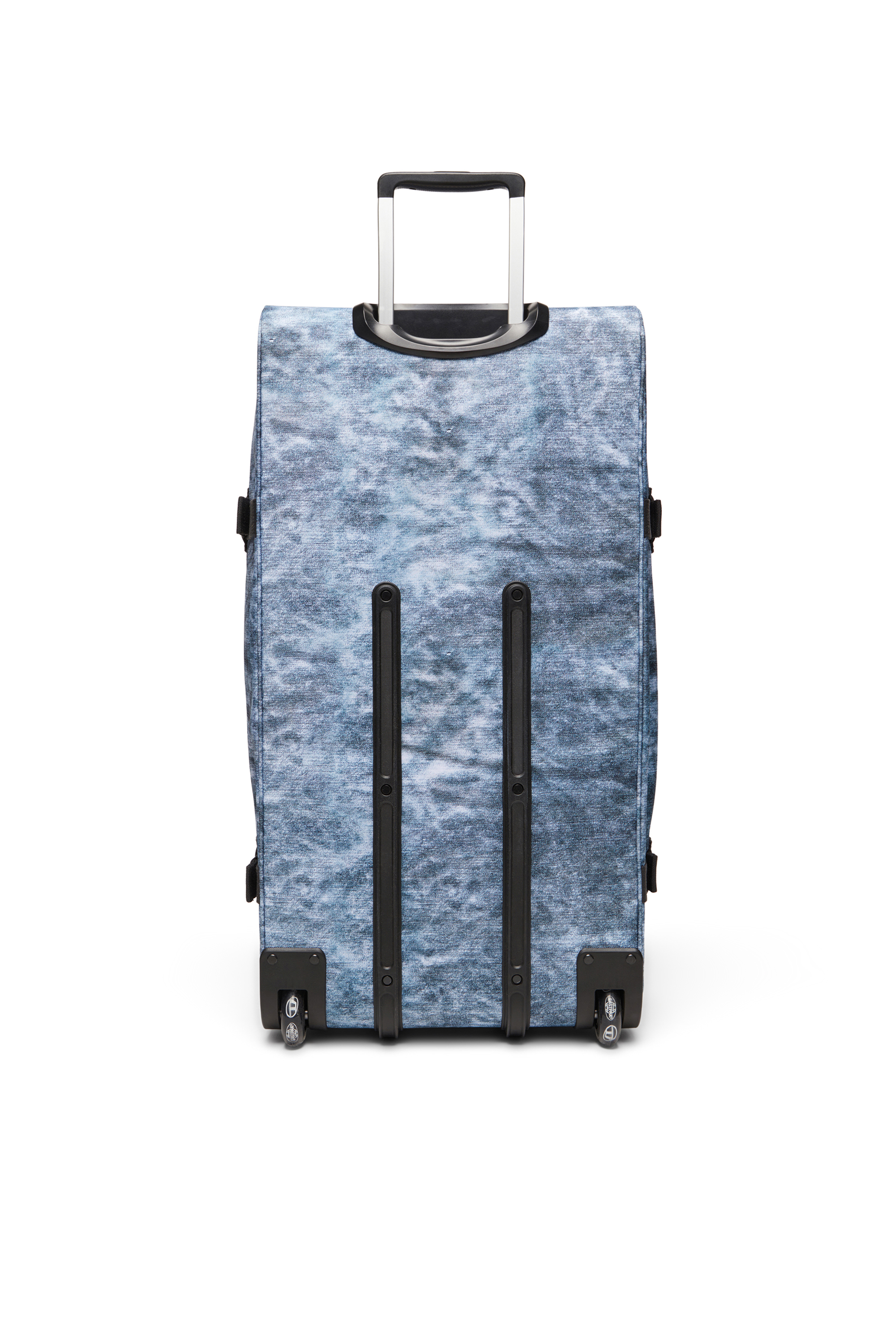 Diesel - DIESEL TRANSIT'R L, Maleta de viaje en denim trampantojo Unisex in Azul marino - 3